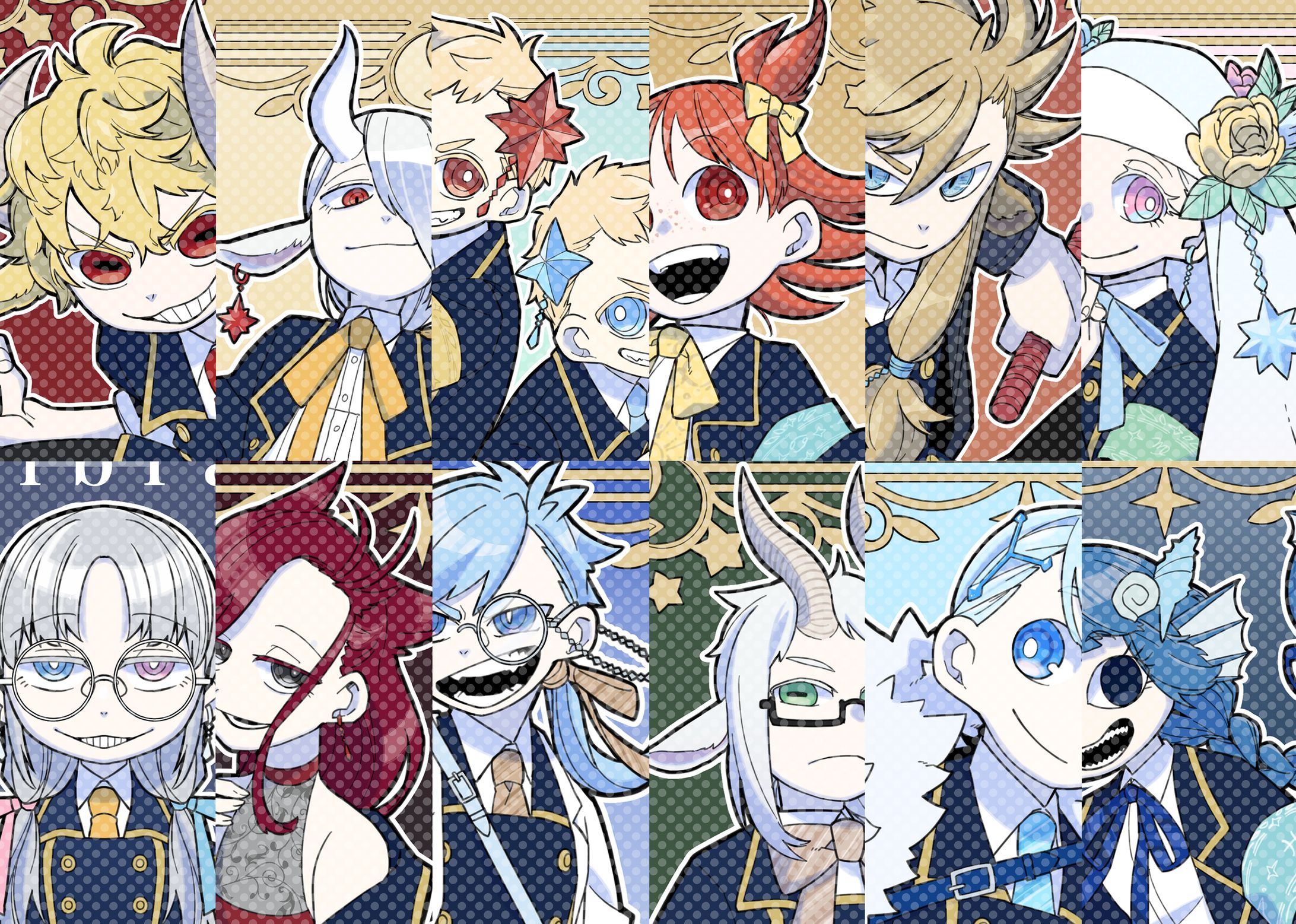 黄道十二星座擬人化-1