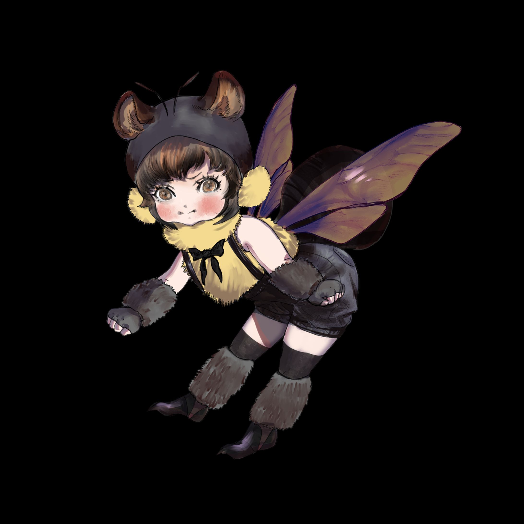 クマンバチ擬人化・妖精-1