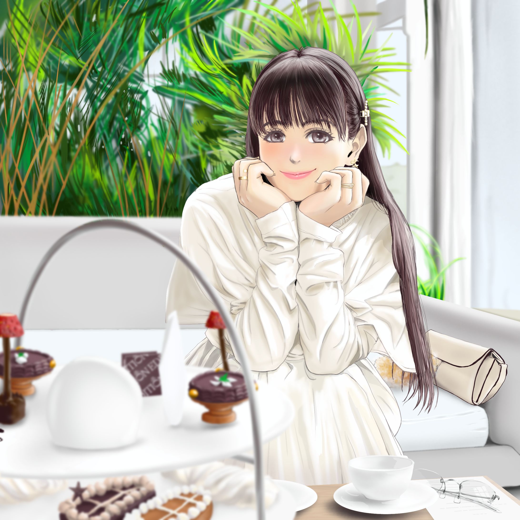 とある3人組のテクノポップユニットのメンバーの中のおひとりの、誕生祝いのファンアートとして描きあげたものになります。 とある3人組のテクノポップユニットのメンバーの中のおひとりの、誕生祝いのファンアートとして描きあげたものになります。