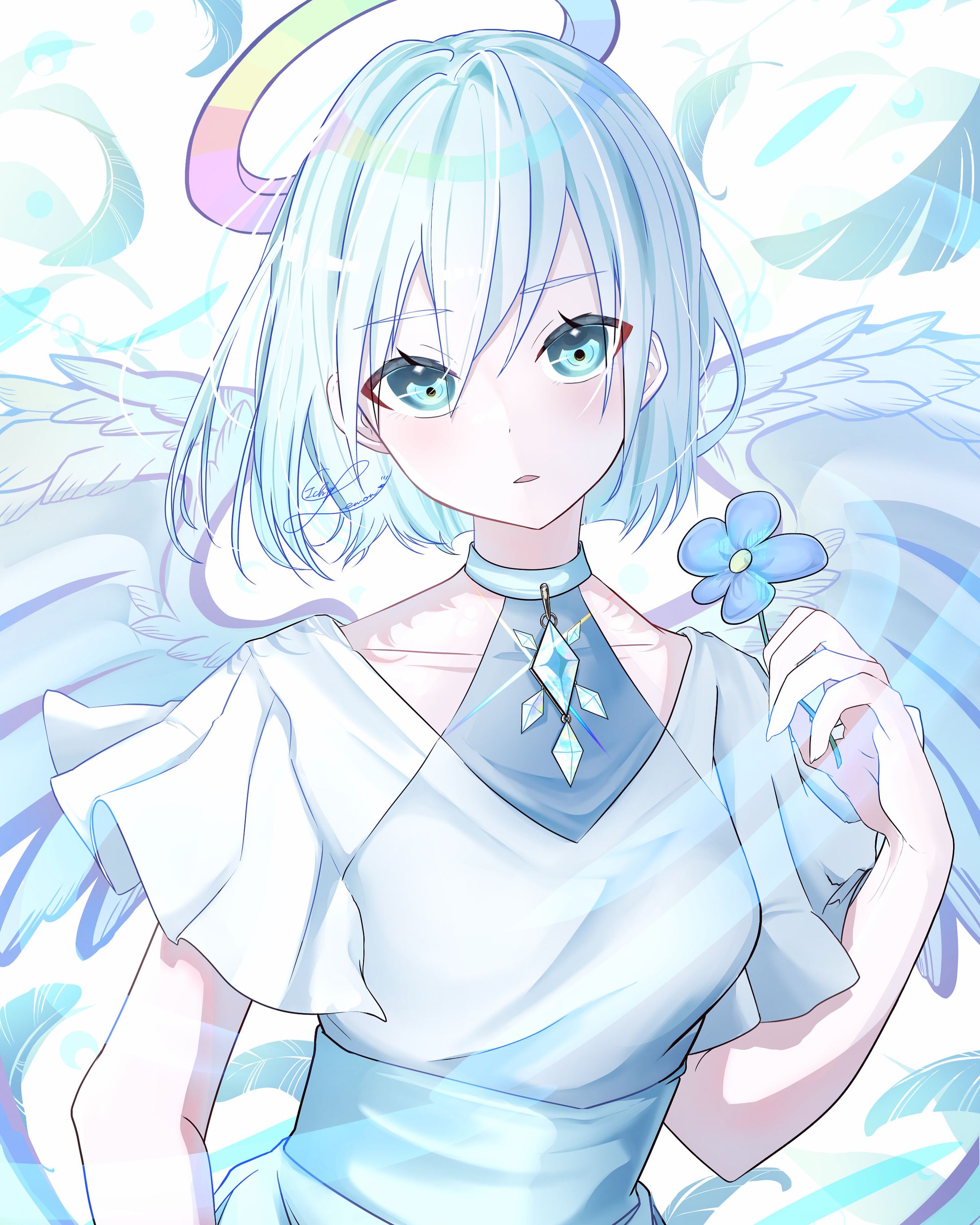 【一枚絵】オリジナル虹天使-1