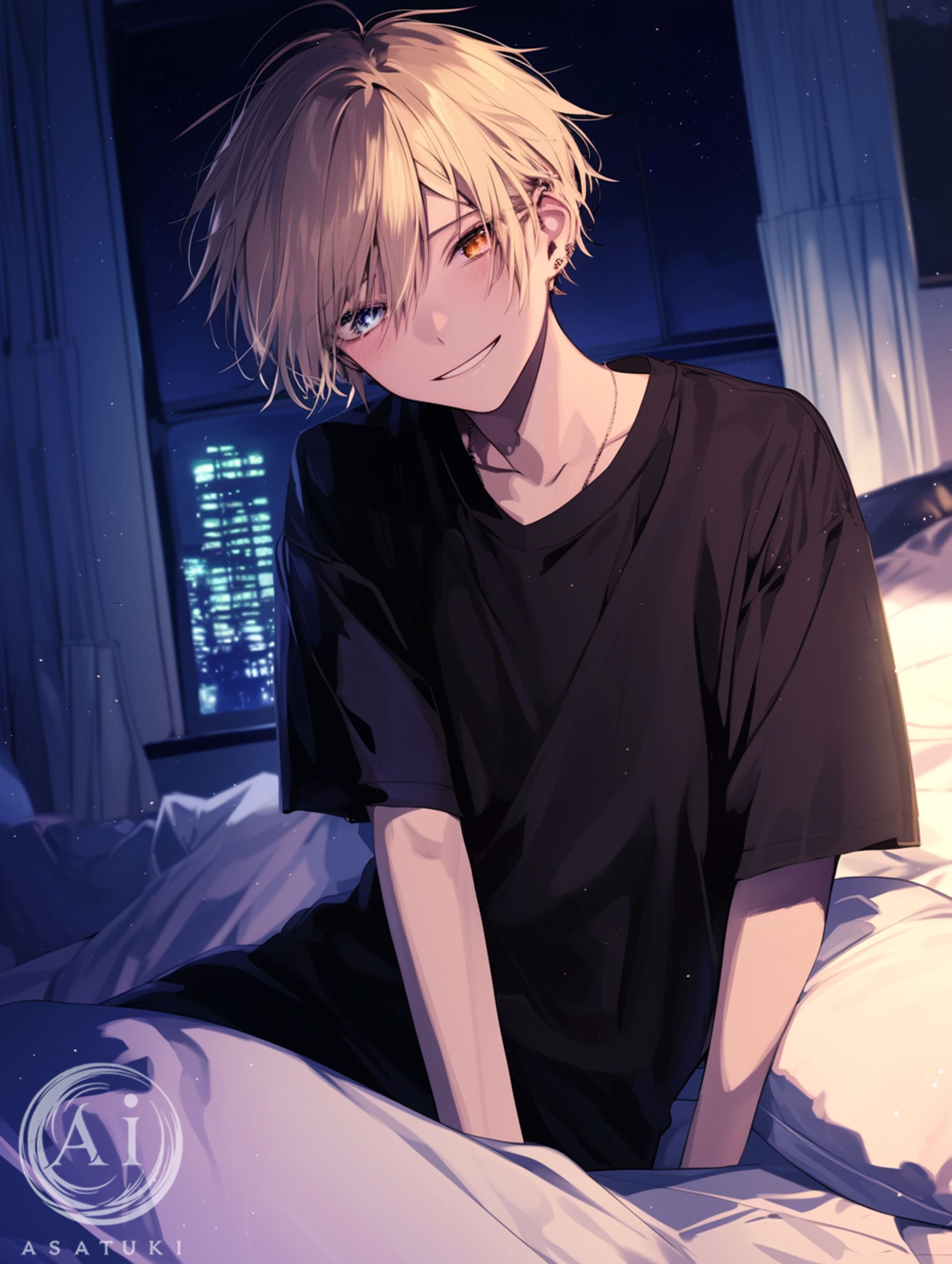 おやすみ前の彩くん-1