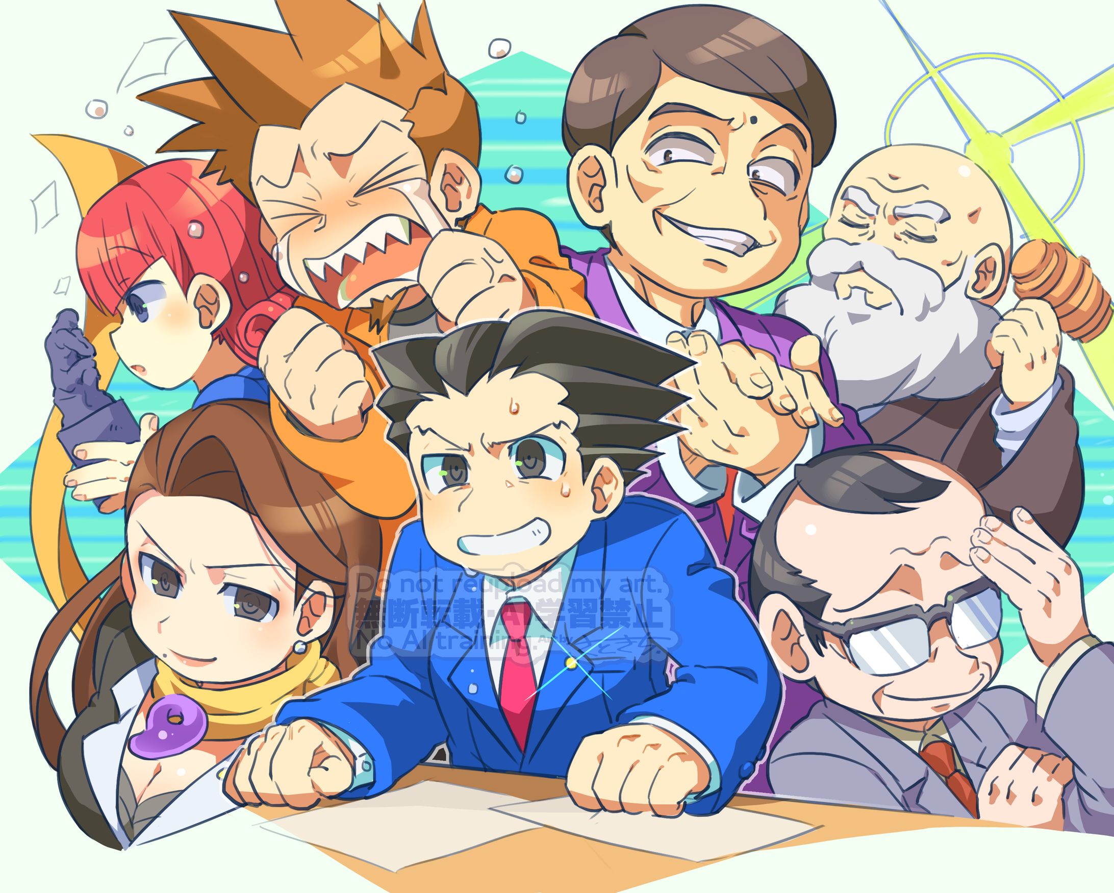 逆転裁判シリーズ(fanart)-1
