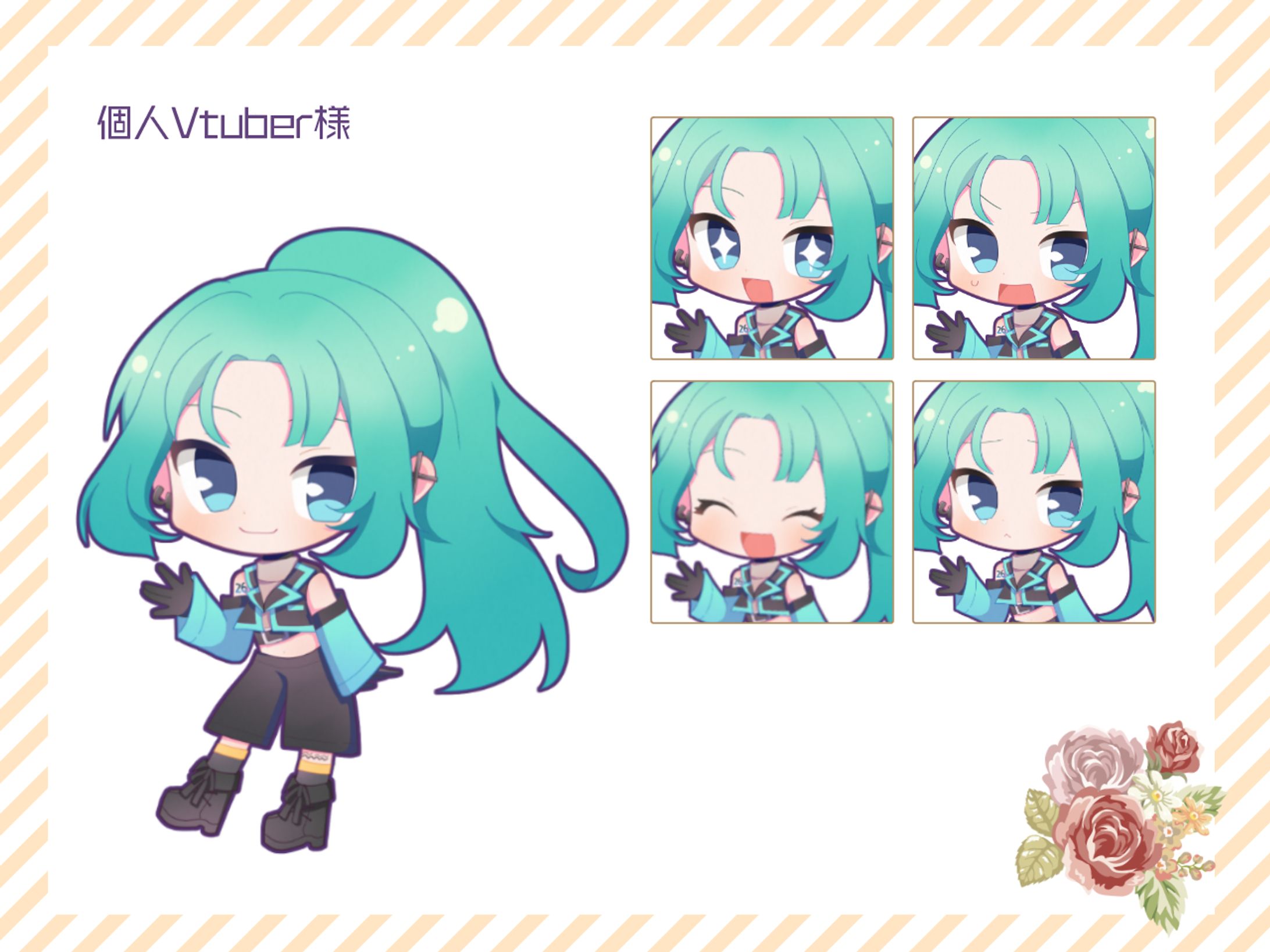 【commission】個人様 ミニキャライラスト-1