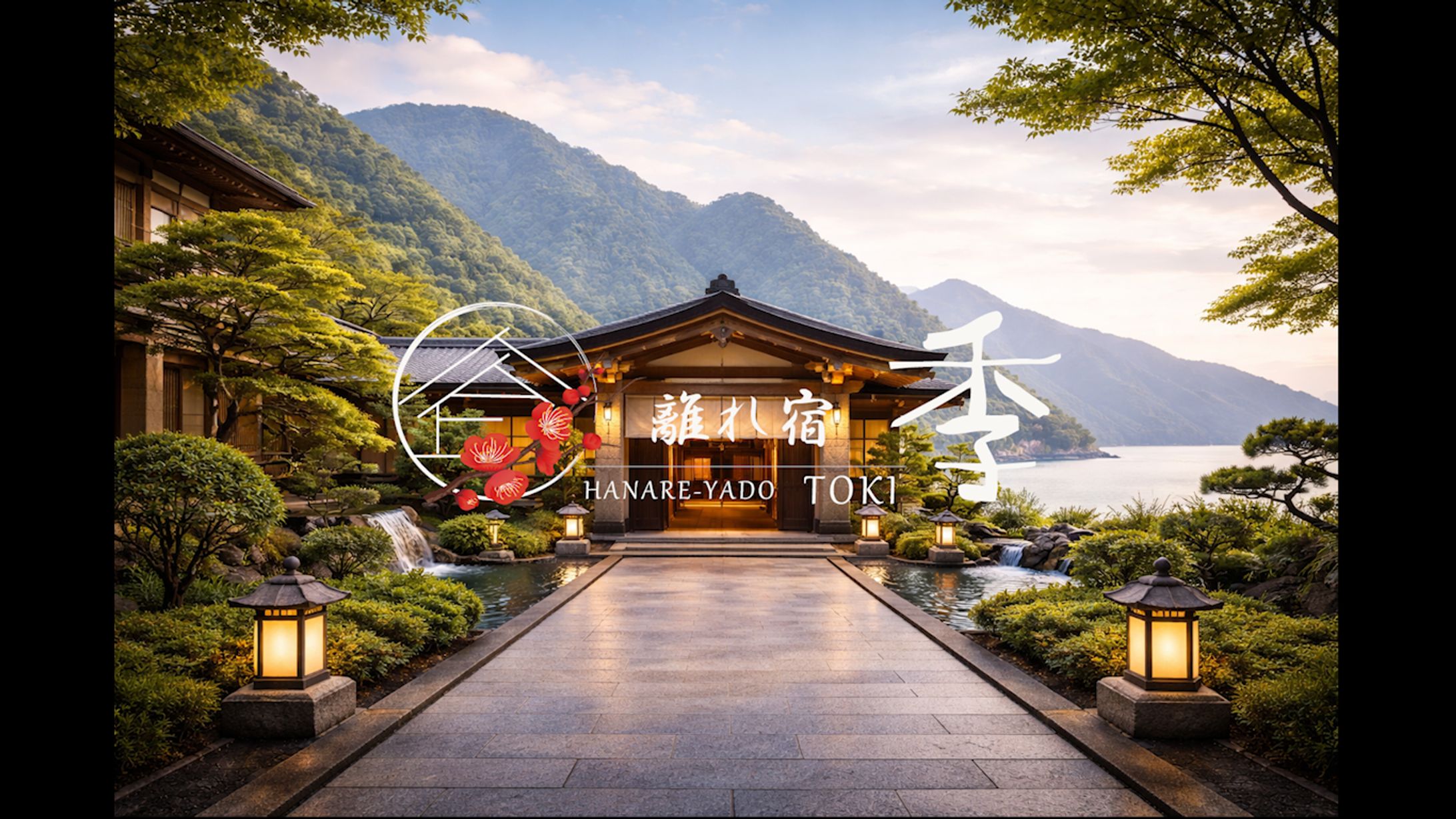 Webサイトの「離れ宿 季 」 のロゴの作成［架空］-1