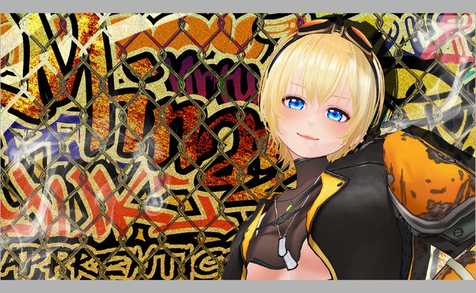 【デザイン】モチーフ背景