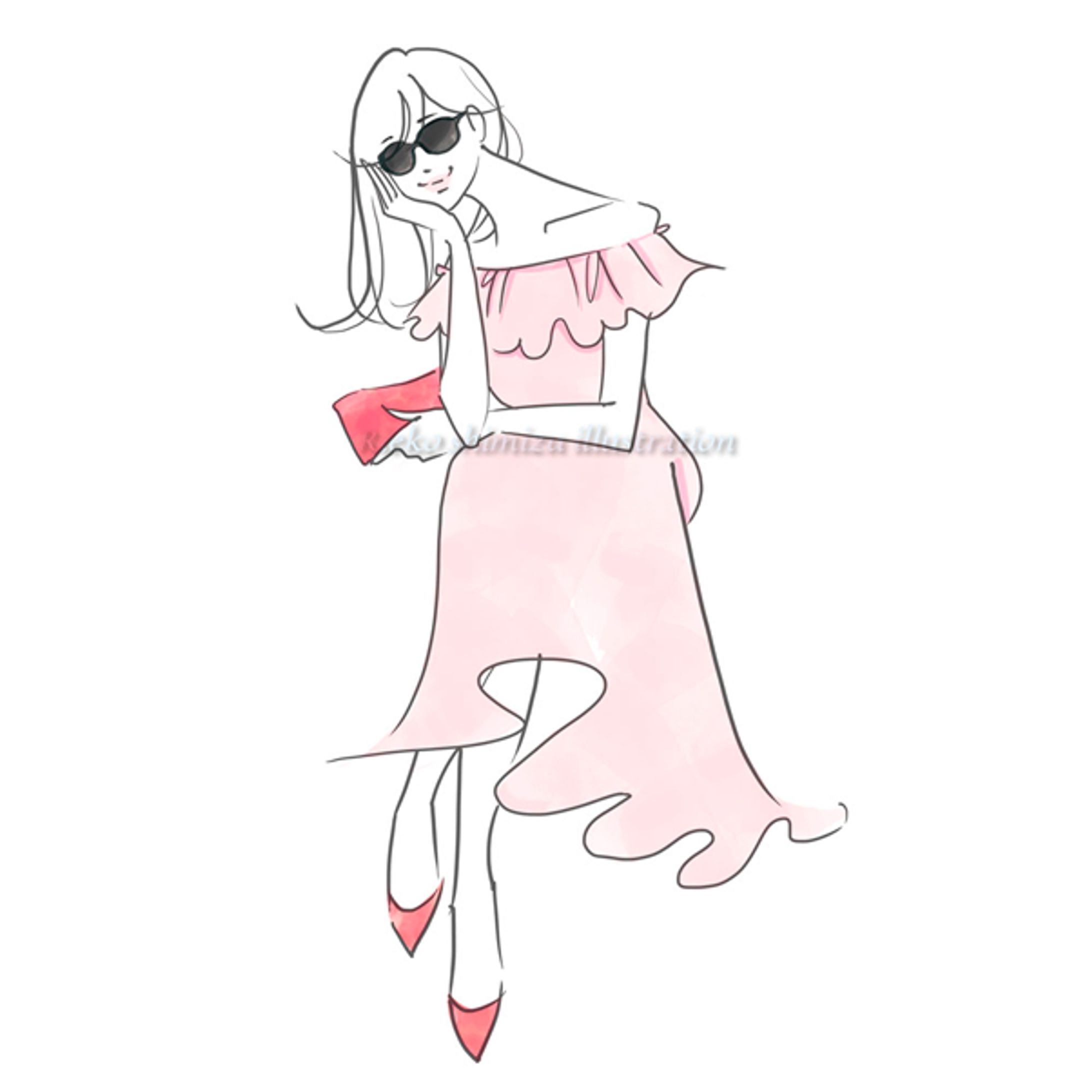 オリジナルイラスト--謎めく-1