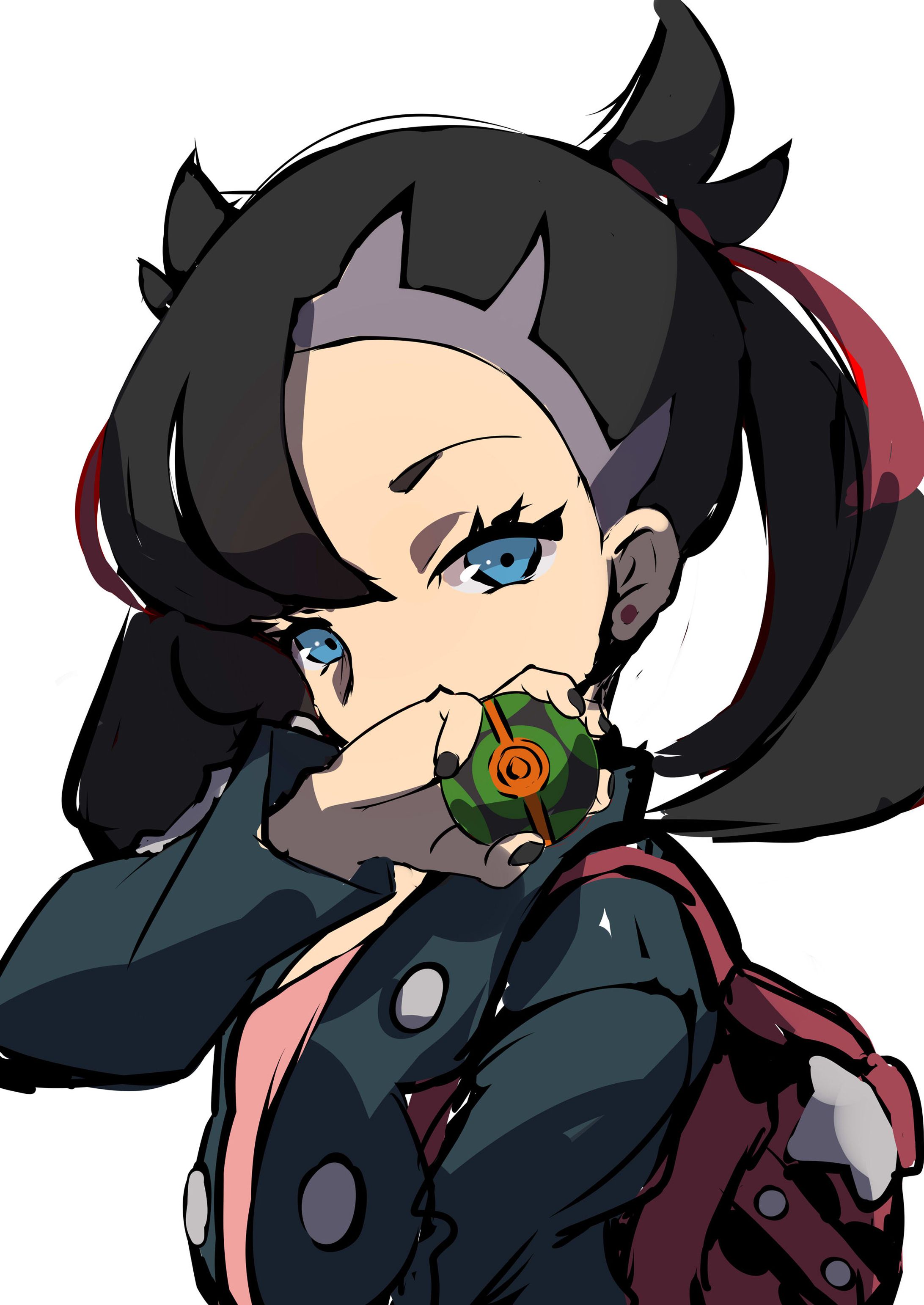 【二次創作】ラフ：ポケモン：マリィ-1