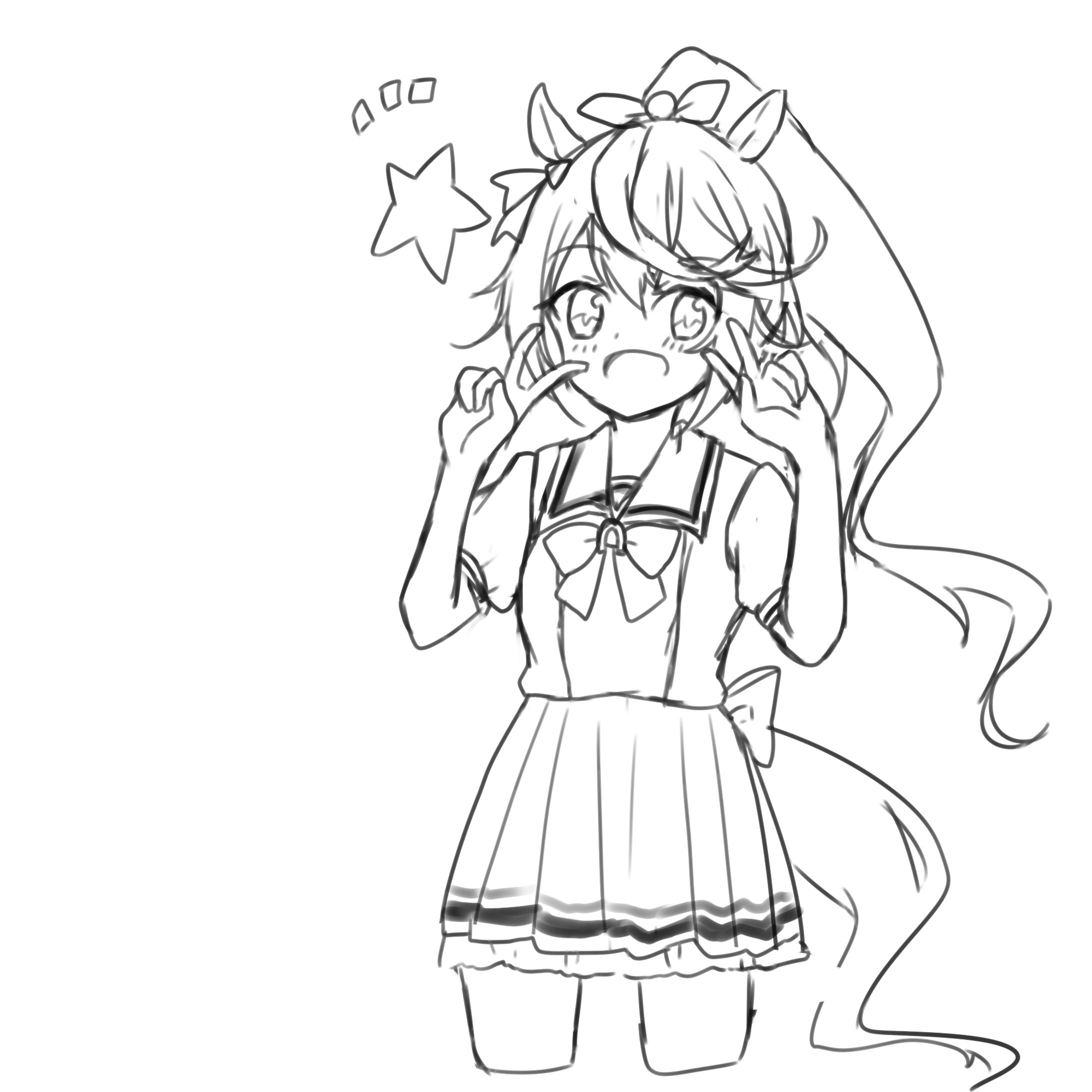 ウマ娘らくがき-1