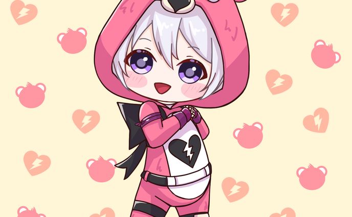 すぅさんSD_Live2D用イラスト