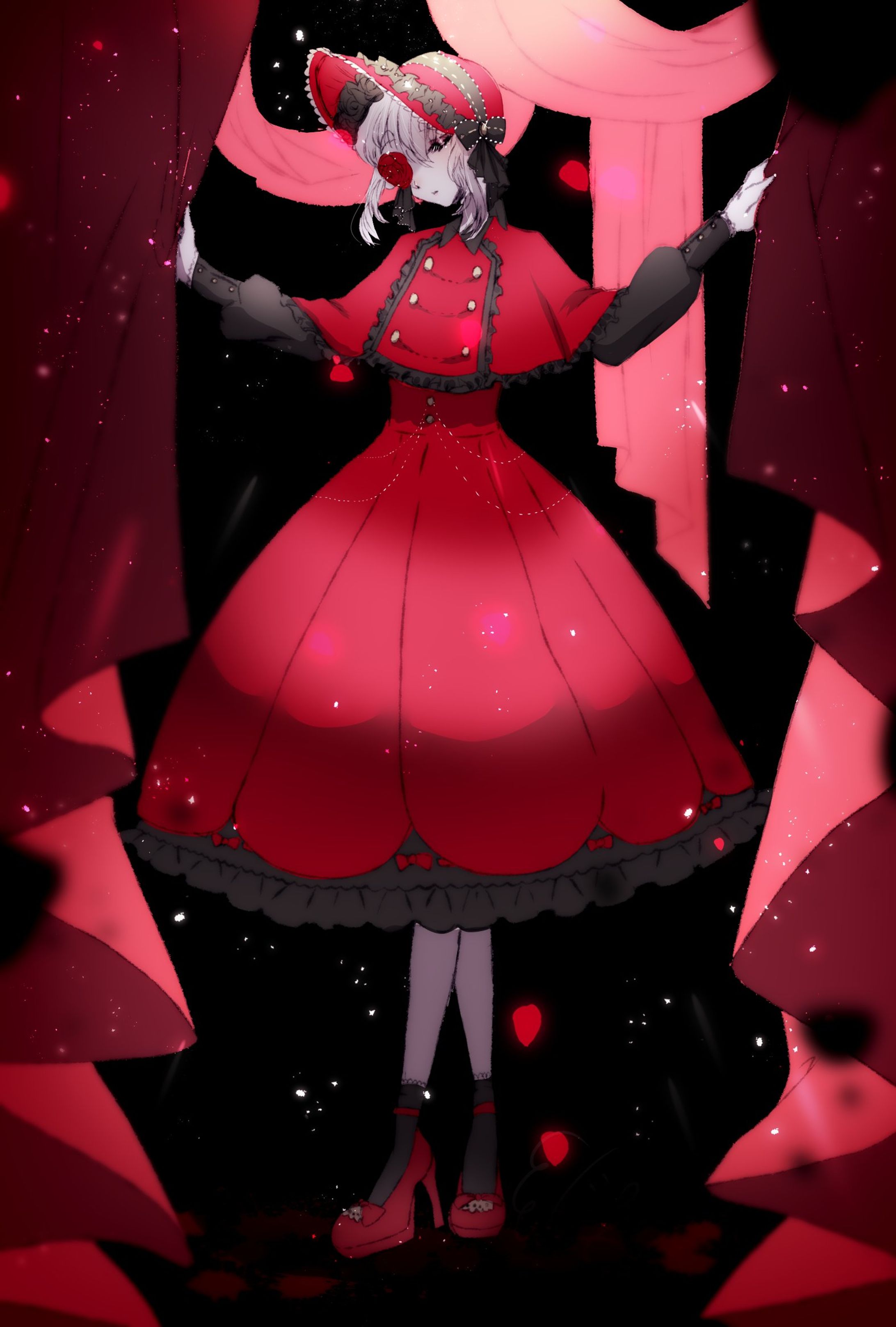 気まぐれロリィタ/紅薔薇-1