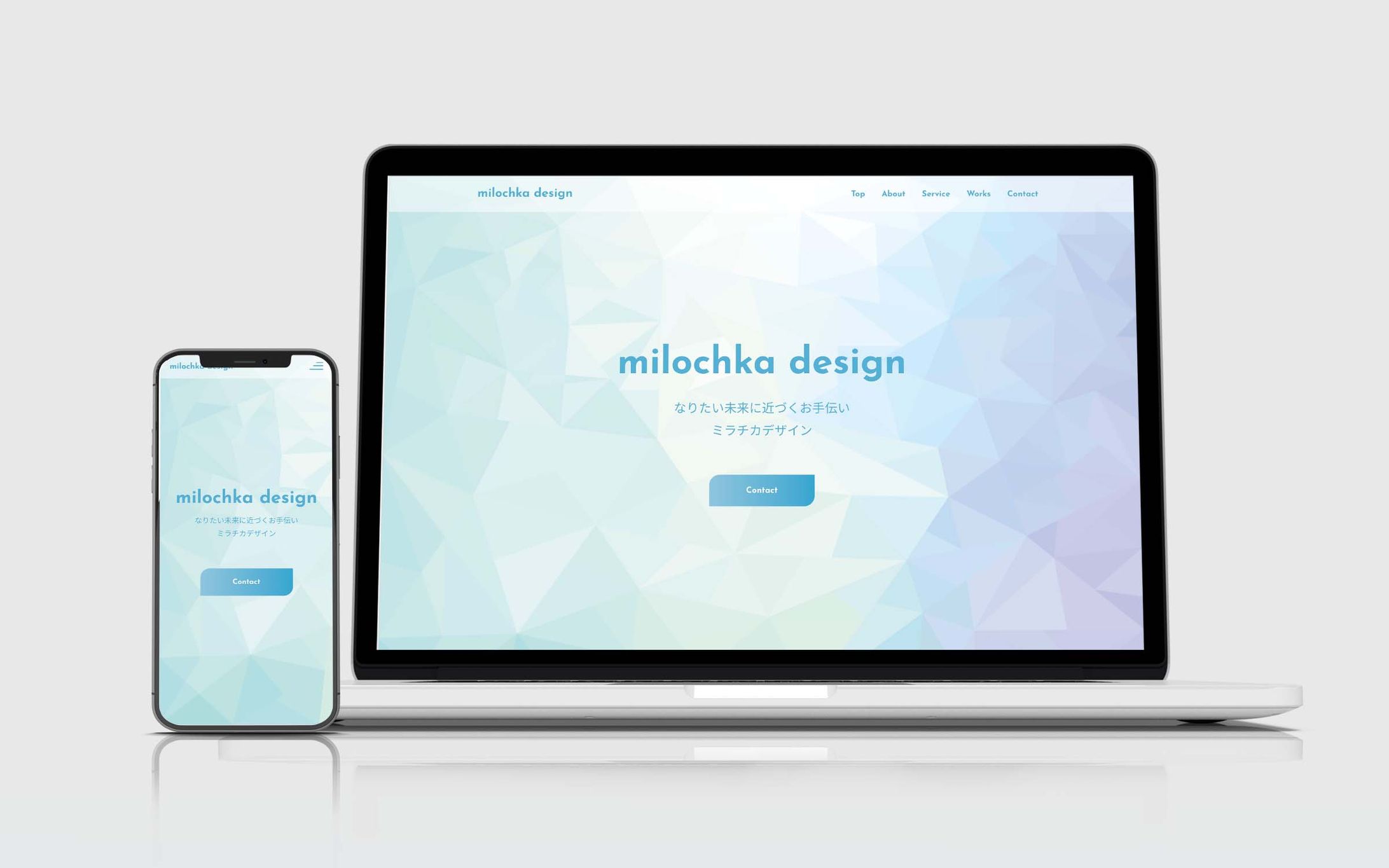 milochka design　ポートフォリオサイト-1