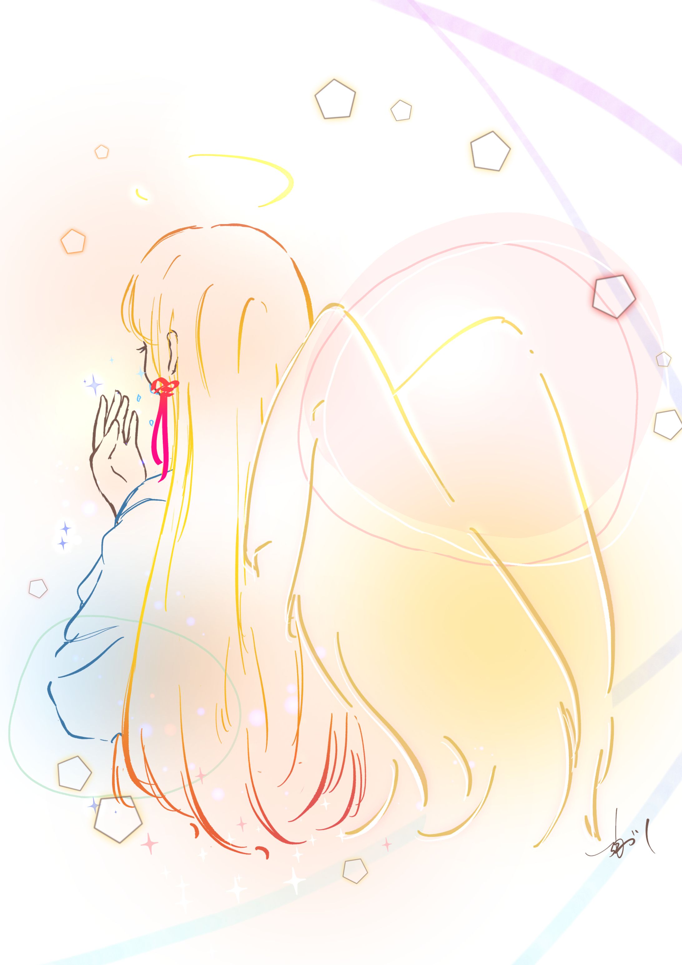 「天使なのにね」カバーイラスト-1