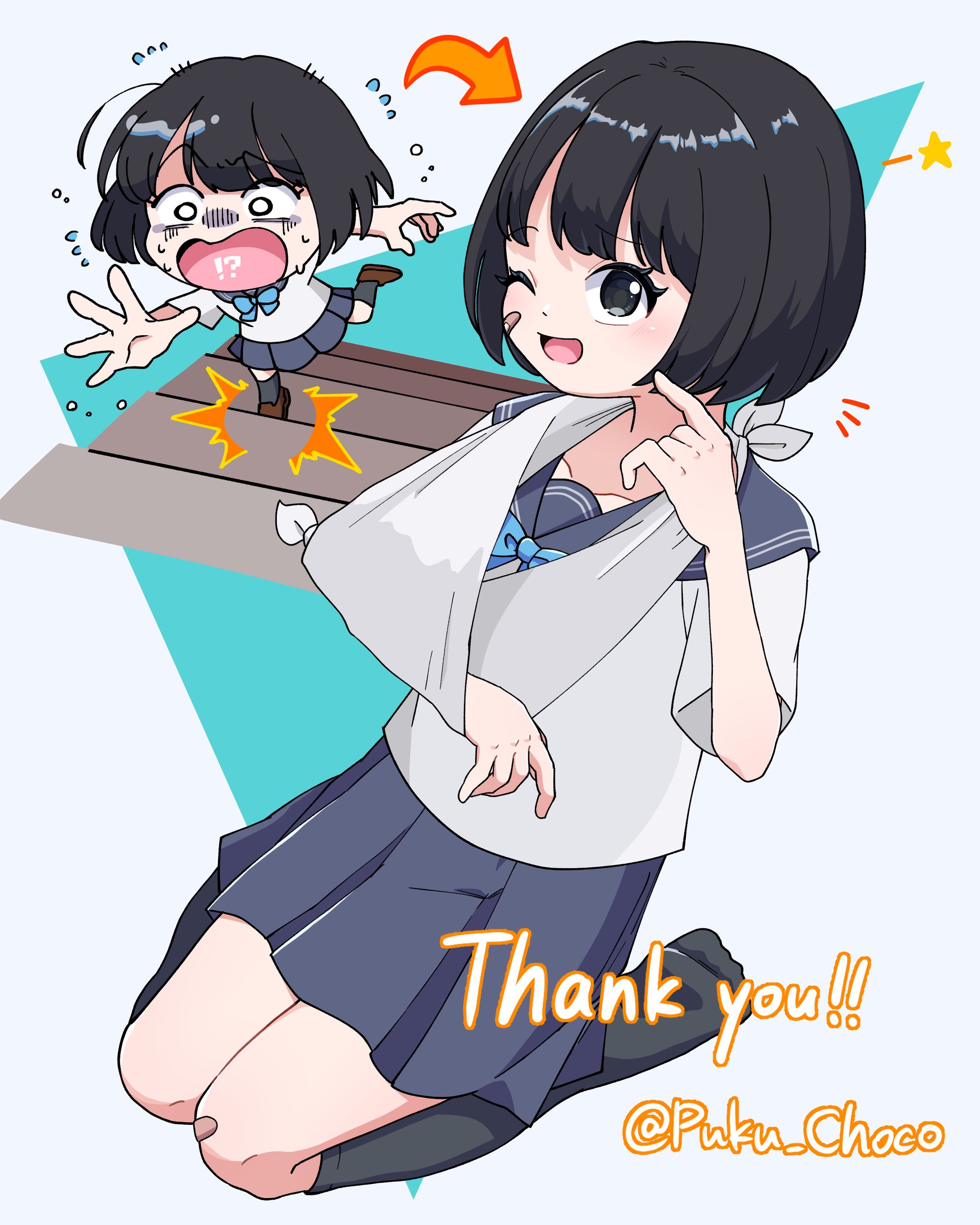 【FA】Injured girl-1