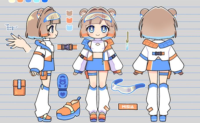 ミーシャ様新衣装デザイン