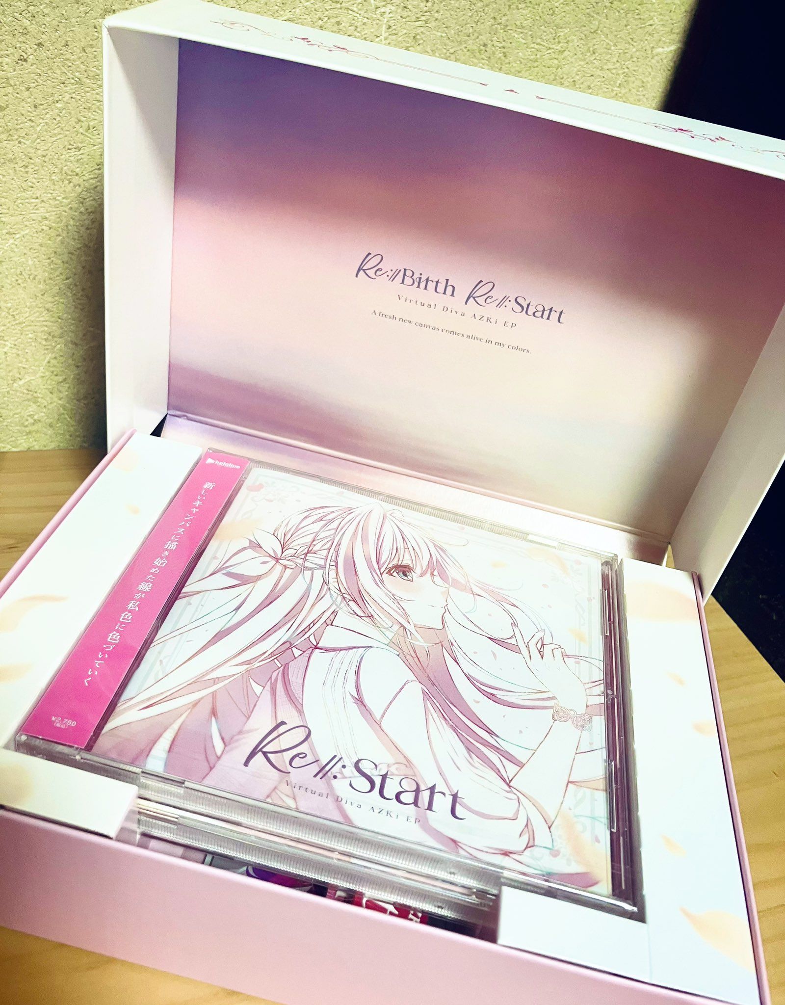 企業様】AZKi様 EP『Re:Start』『Re:Birth』ジャケット・グッズイラスト
