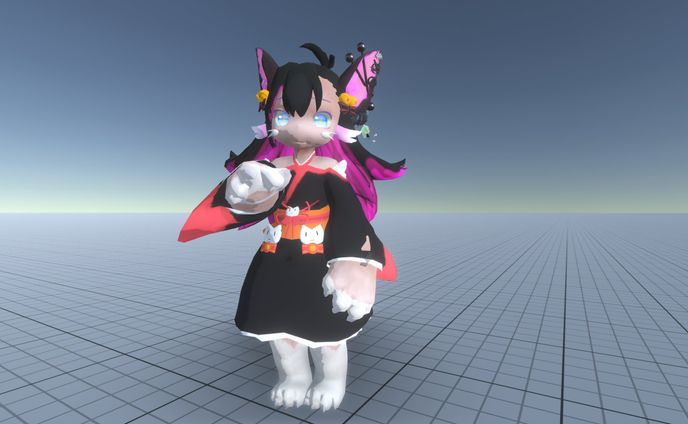 レッサーモクリ衣装/猫山苗