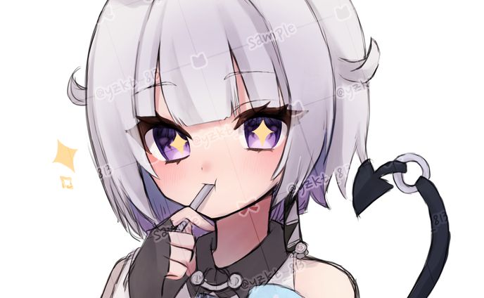 ラフ依頼 胸上