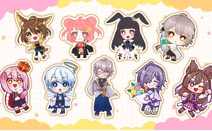 【SD/ミニキャライラスト】Vtuber様FA