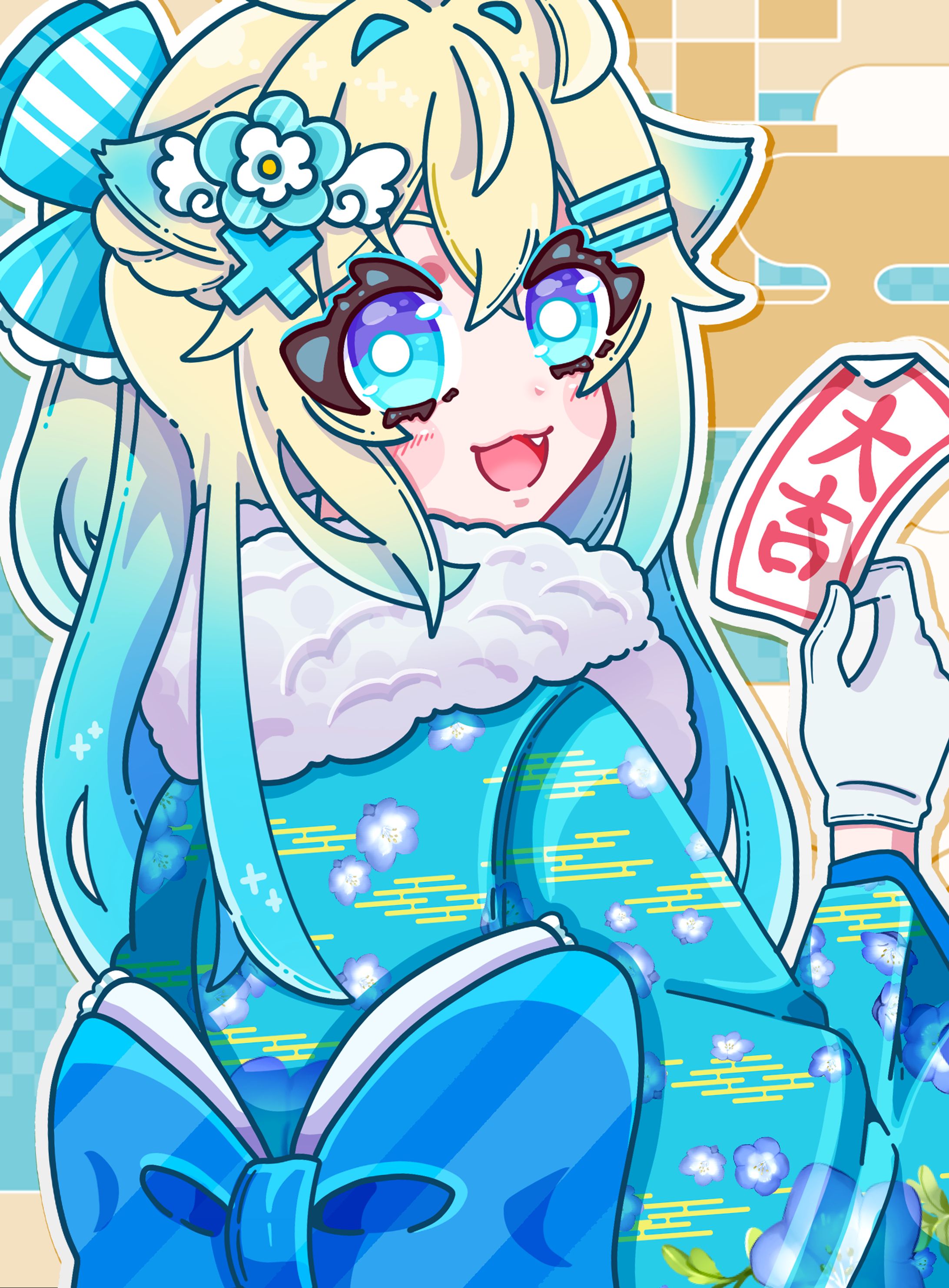 等身イラスト(Vtuber)-1