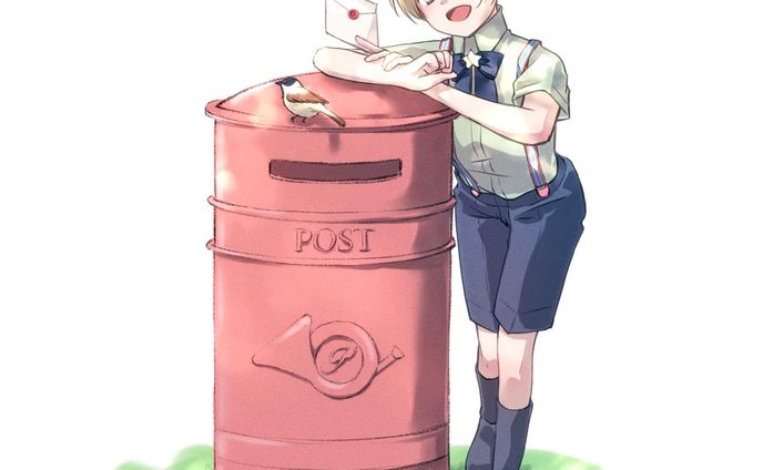 全身イラスト（シンプルな背景）