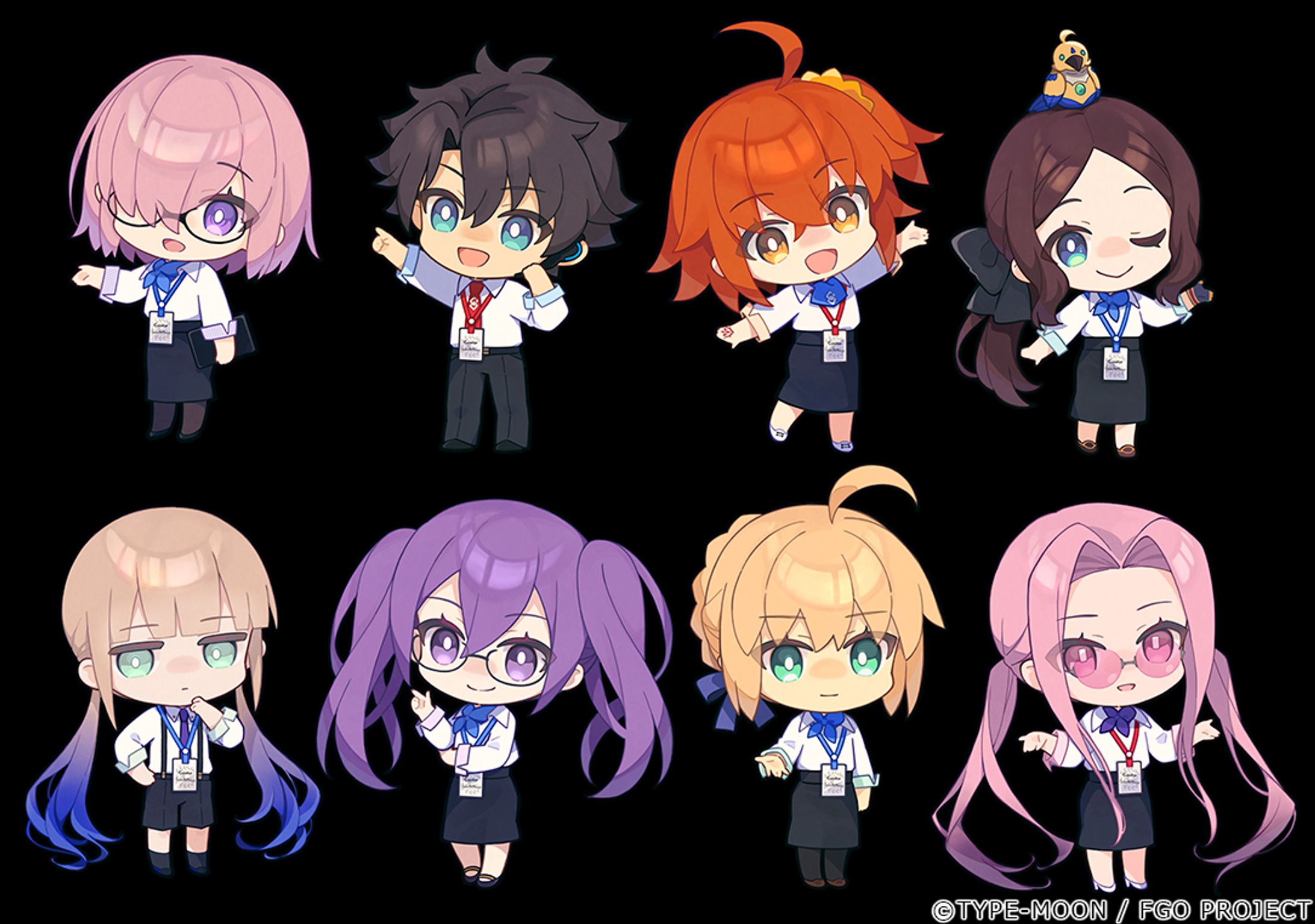 『Fate/Grand Order』韓国版8周年ミニキャライラスト-1