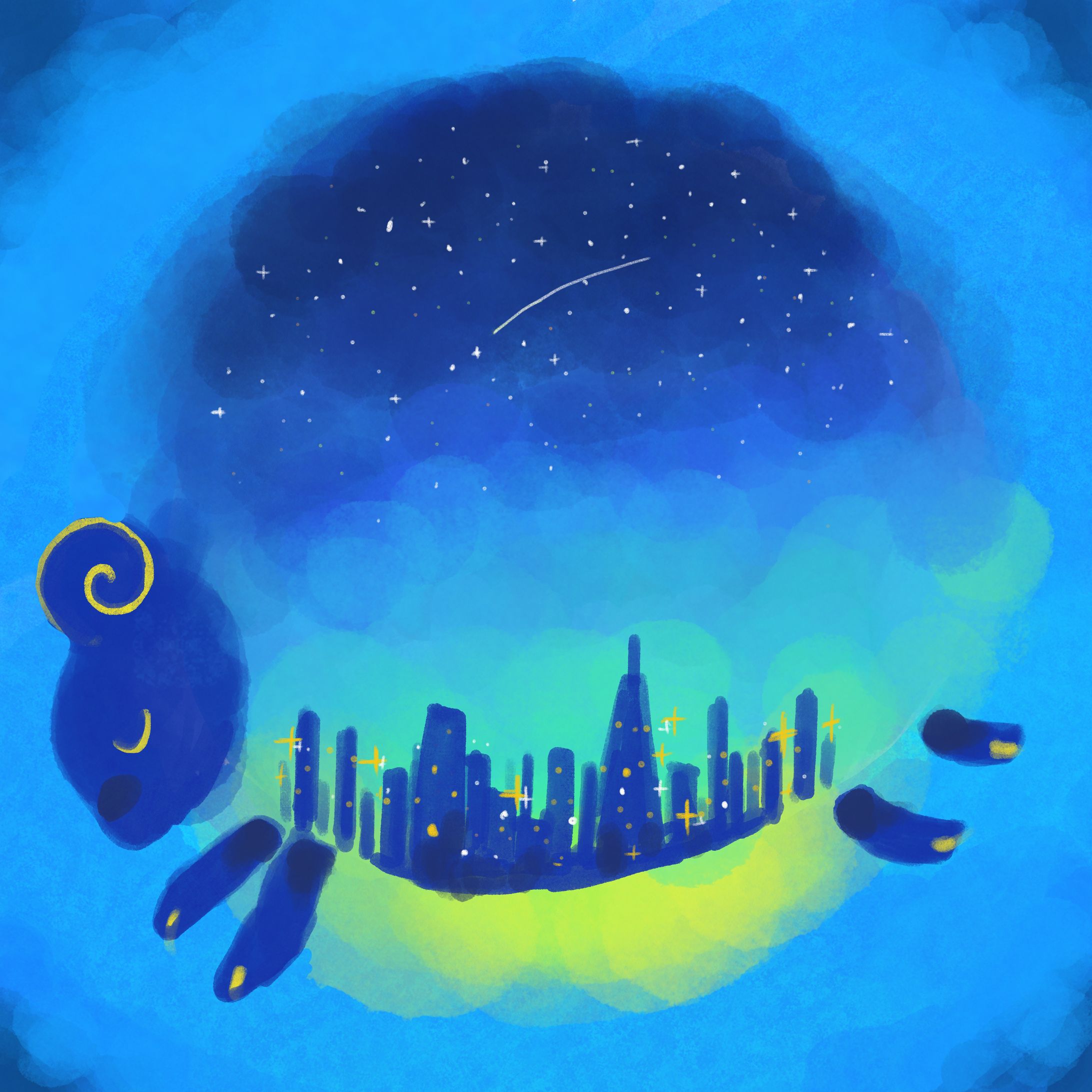 夜の夢を見る-1