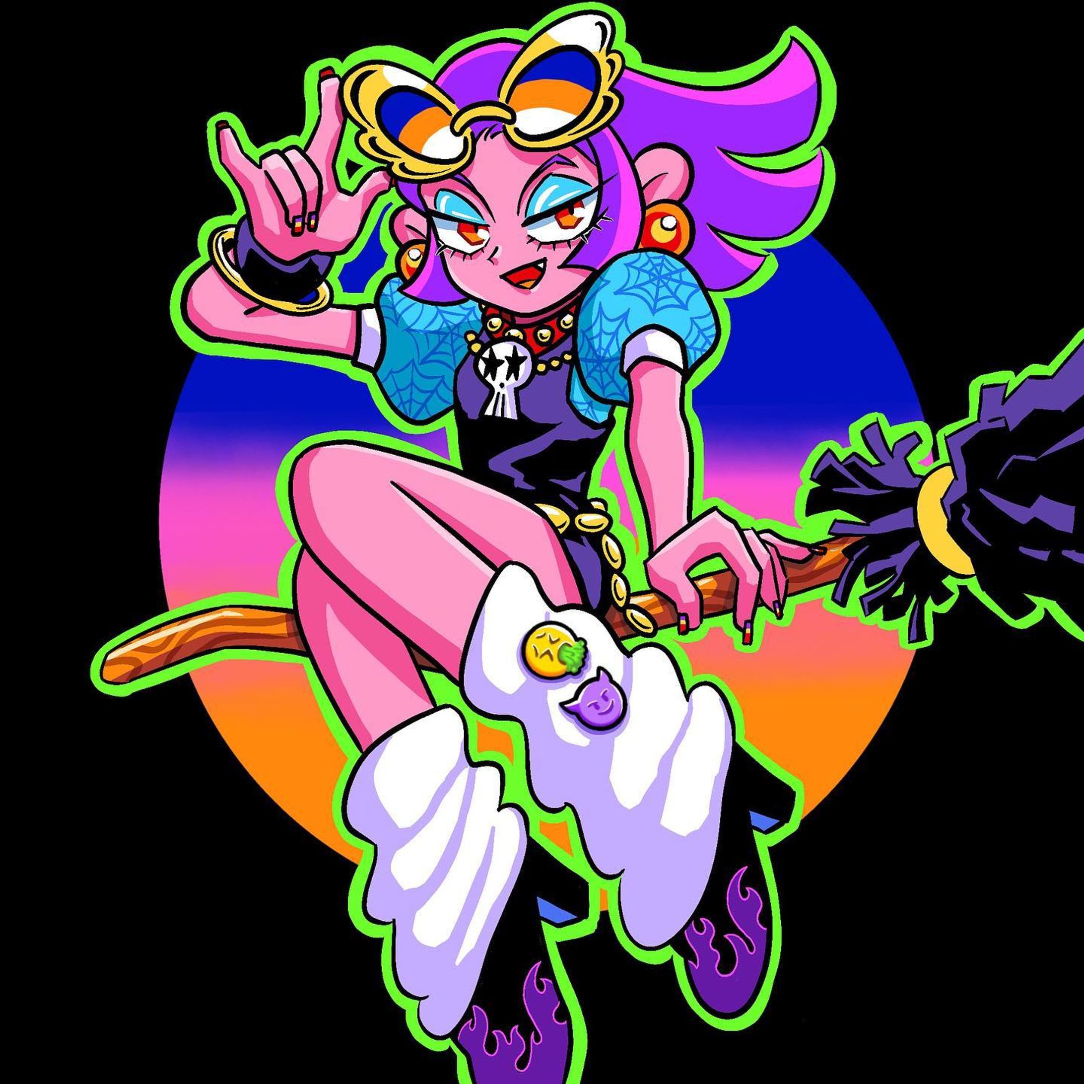 22Halloween
repost
魔女界のギャル🤮😈

#illustration #illustrations #illustagram #design #designer #イラスト #イラスタグラム #キャラクターデザイン #キャラデザ #創作イラスト #衣装デザイン #デザイン#potofu-1
