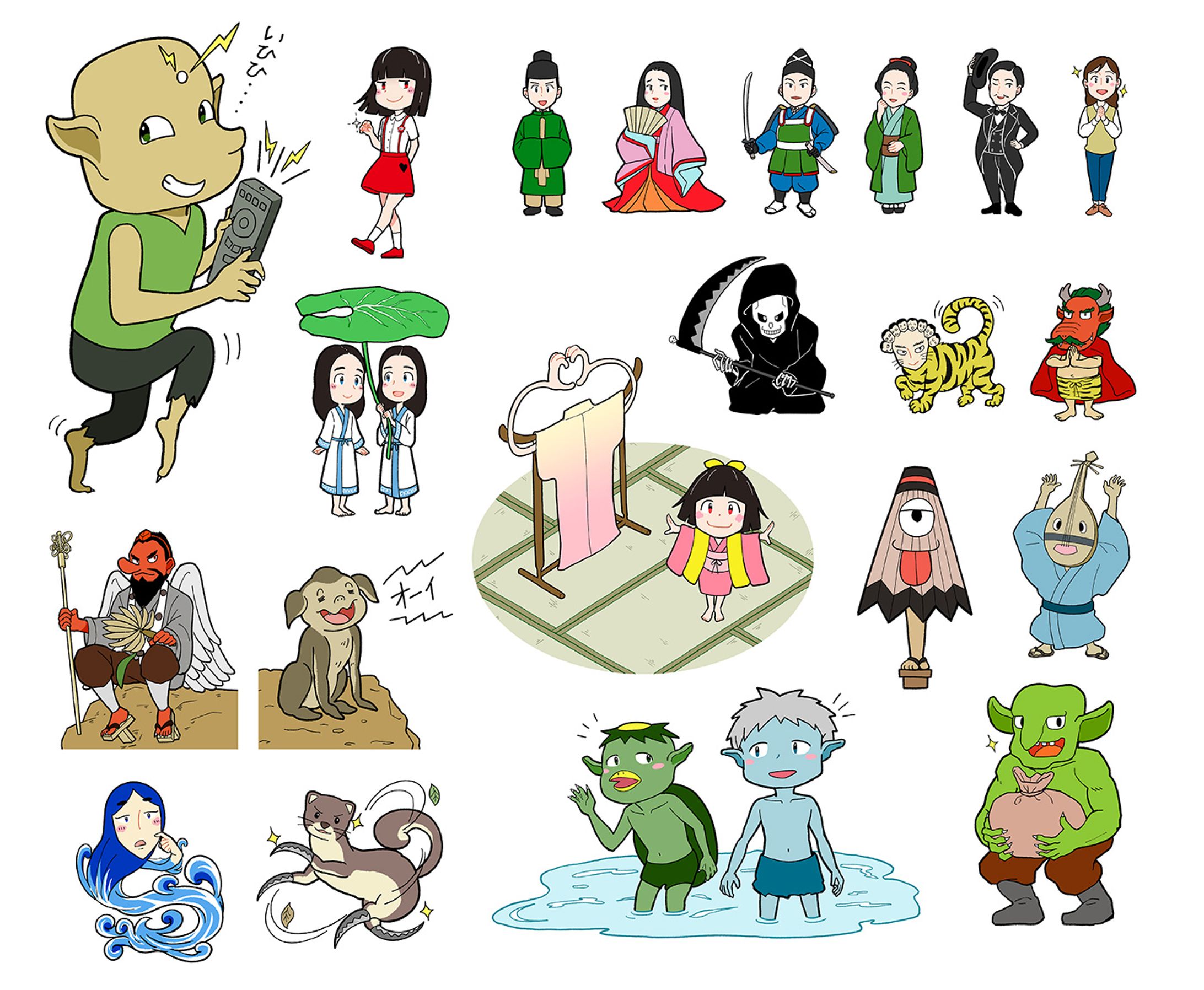 進研ゼミ 小学講座・かがく組 ４年生 妖怪イラスト制作-1