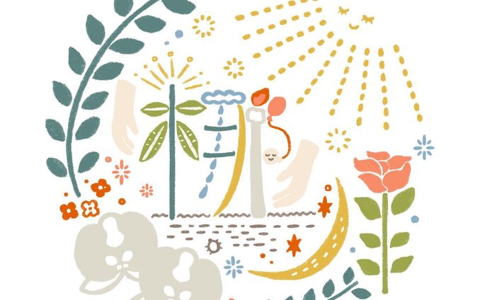 命名アート「梛」