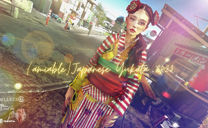 {amiable}Japanese Yukata 2023@the Mainstore.