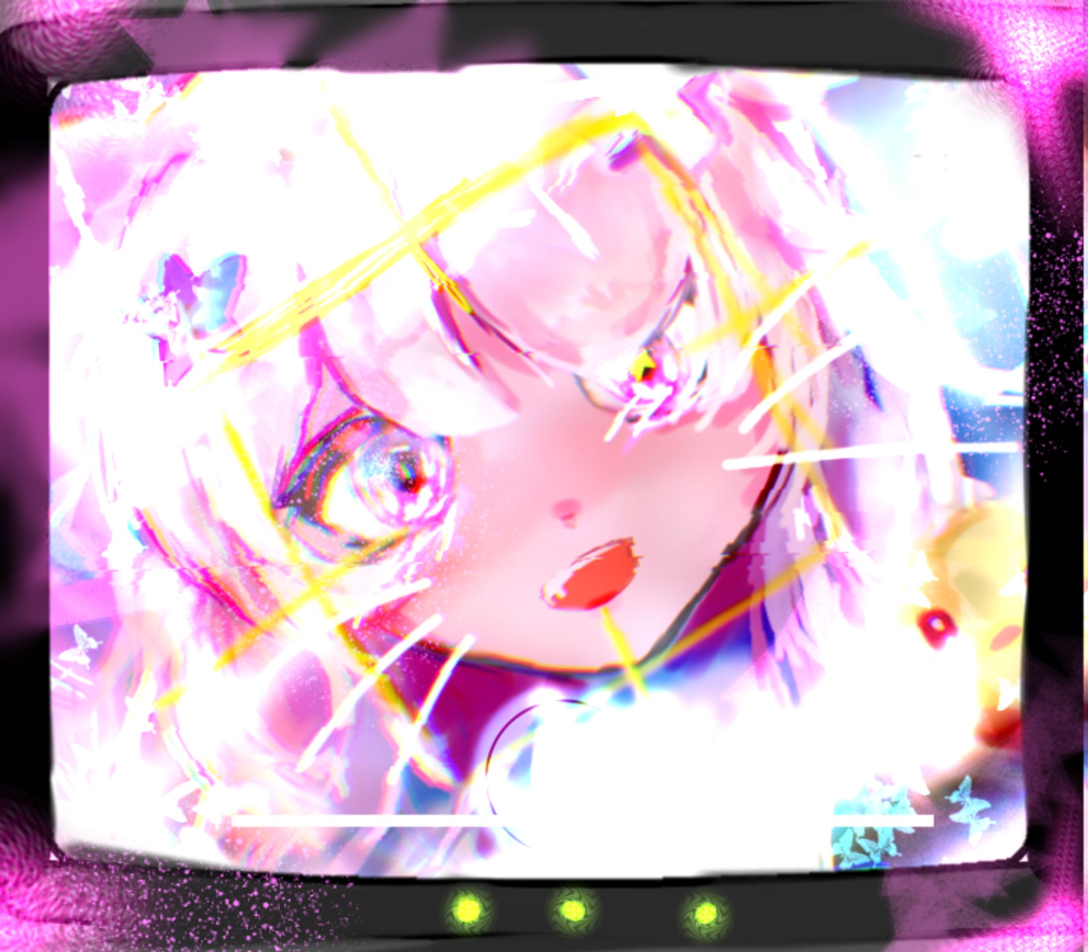 【一点物イラストアート】Are you ready?【F0号 ✡2024✡】Are you ready?【F0号】レジンアート/PUNK/ | 現代