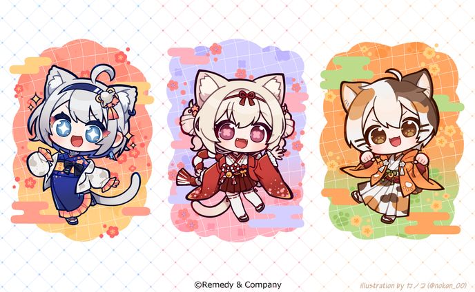 【works】レメディ・アンド・カンパニー株式会社様 『レメキャット新年グッズ』イラスト