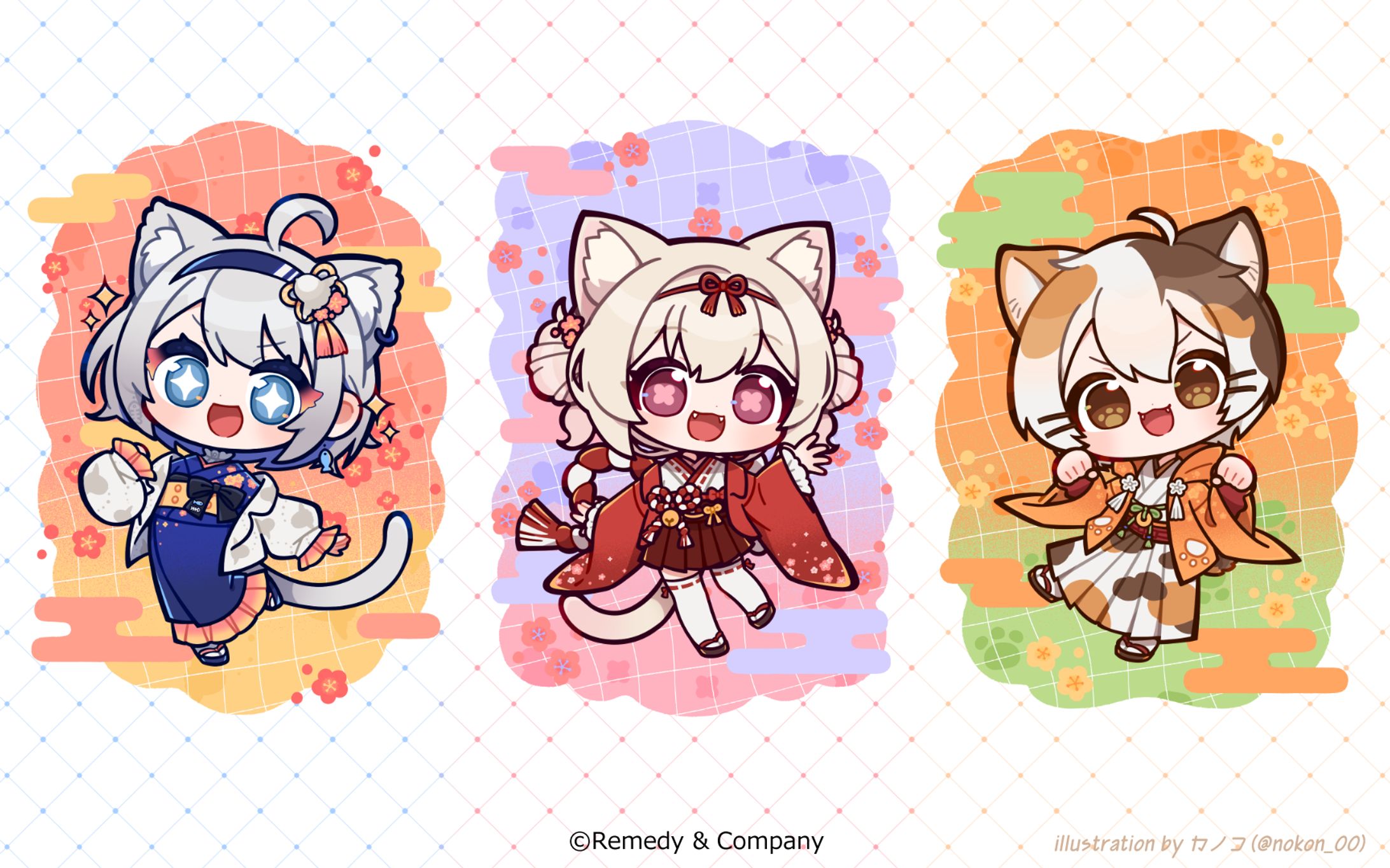 【works】レメディ・アンド・カンパニー株式会社様 『レメキャット新年グッズ』イラスト-1