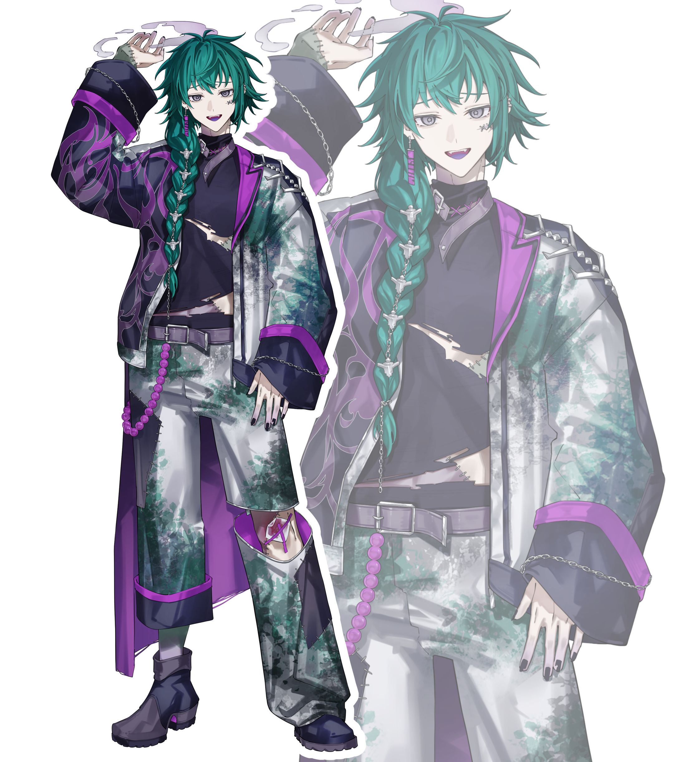 ライブナウV 夜空骸様 立ち絵-1