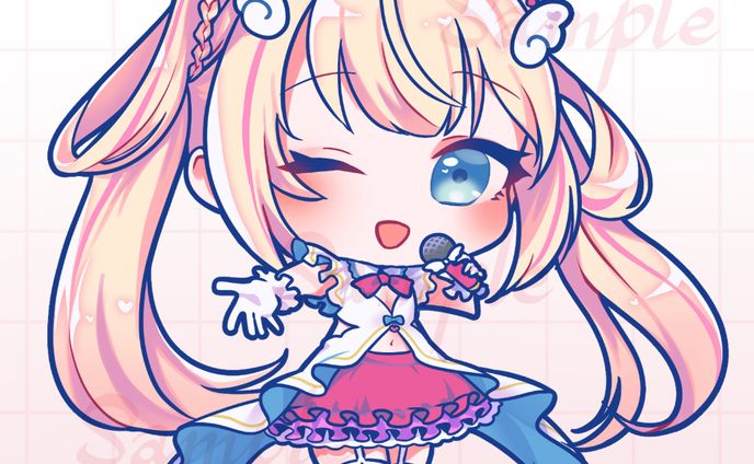 ミニキャライラスト（神音テレシア様）