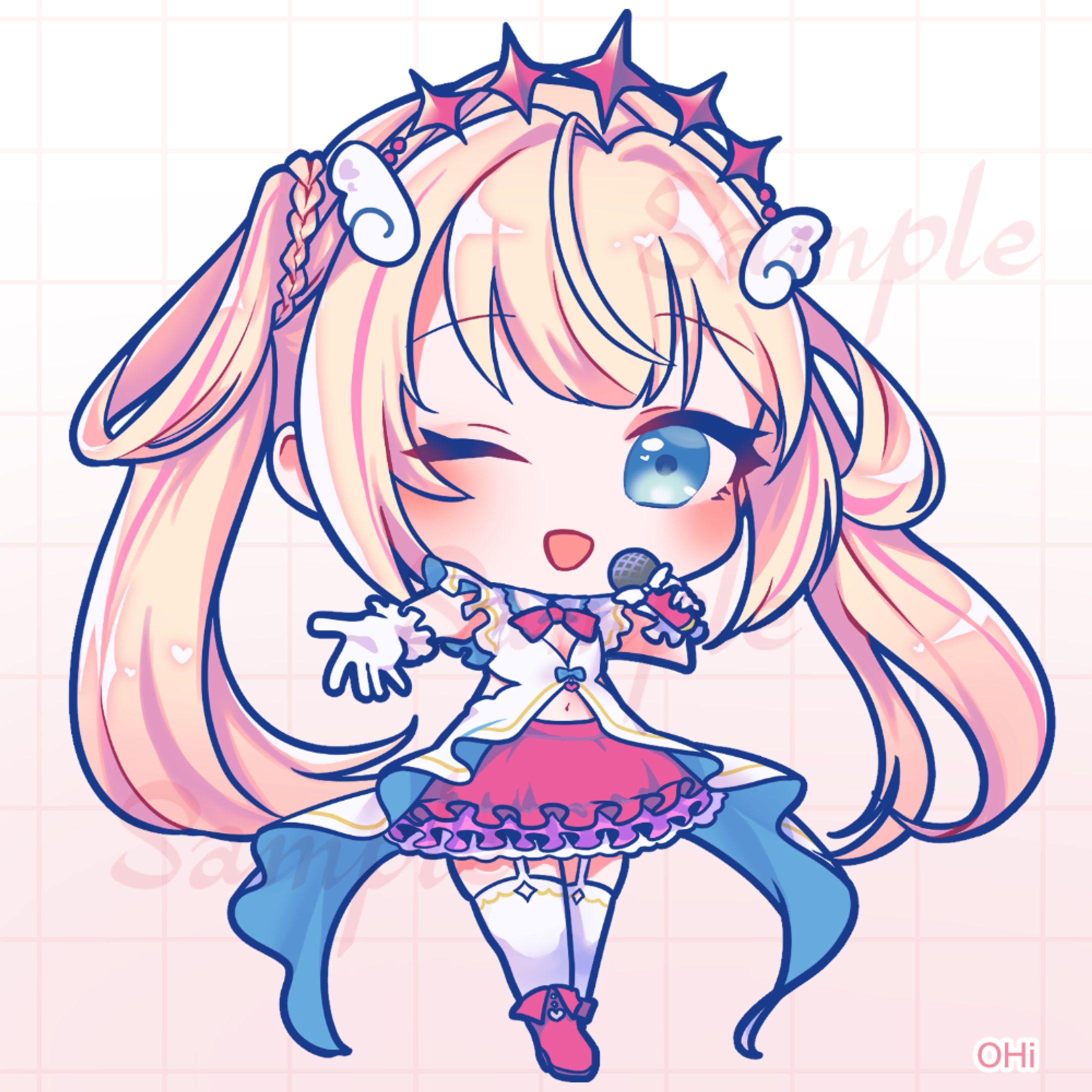 ミニキャライラスト（神音テレシア様）-1