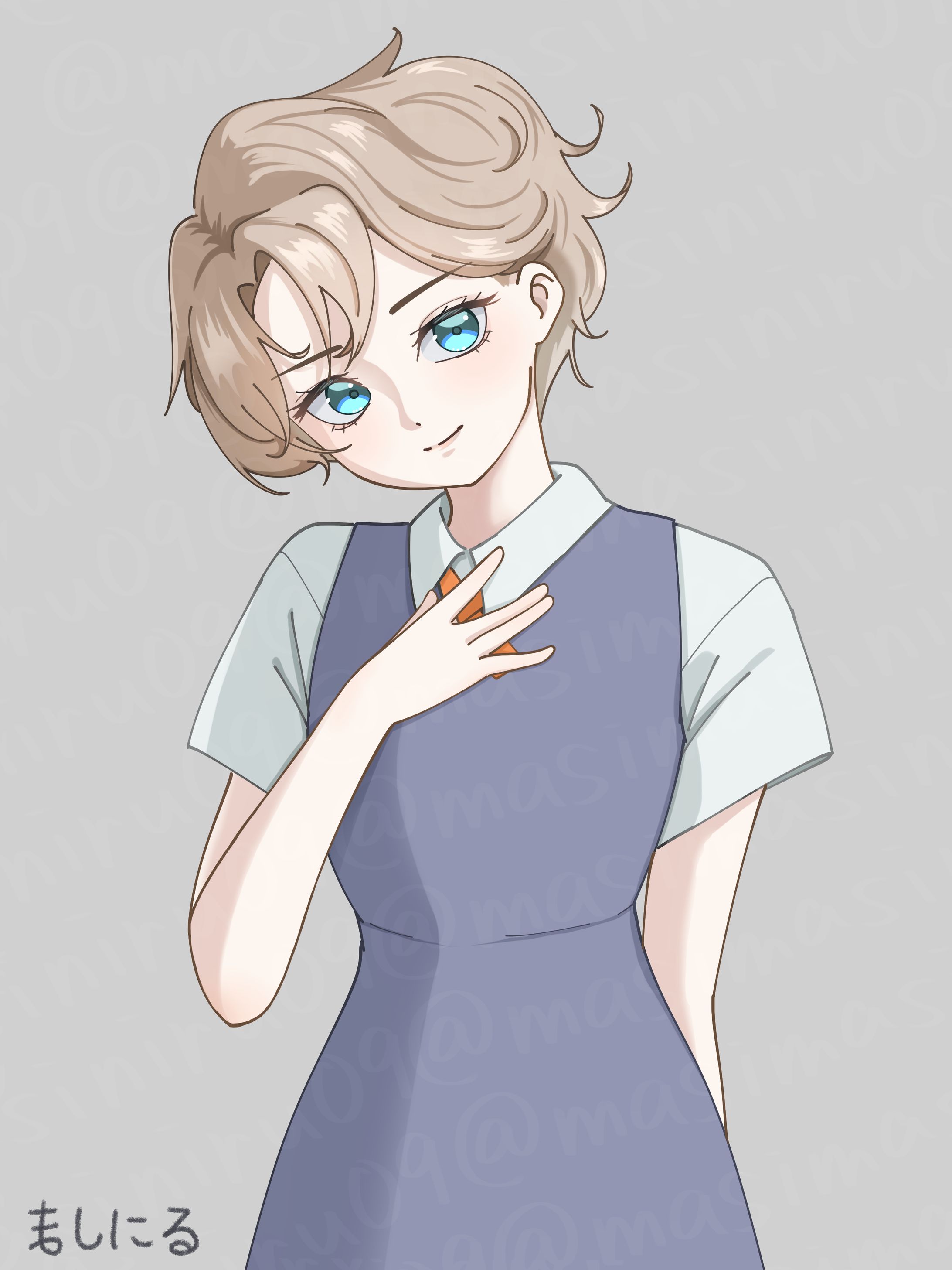 アニメ塗りイラスト-1