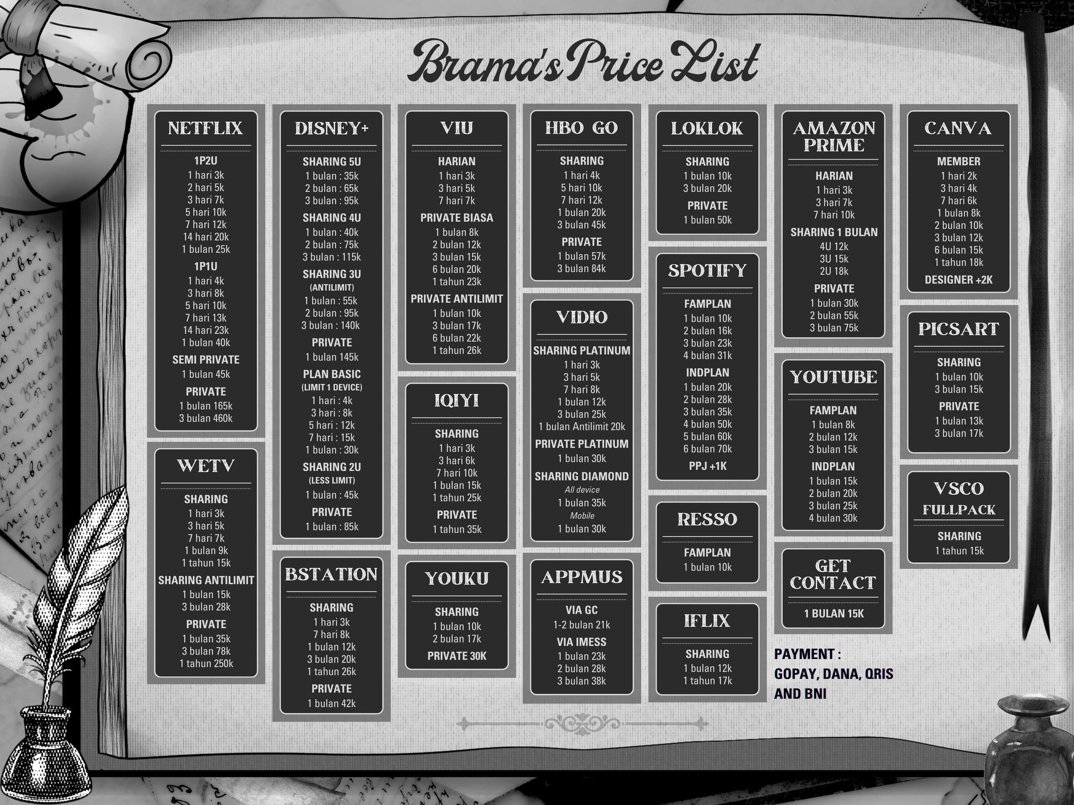 Custom Pricelist-1