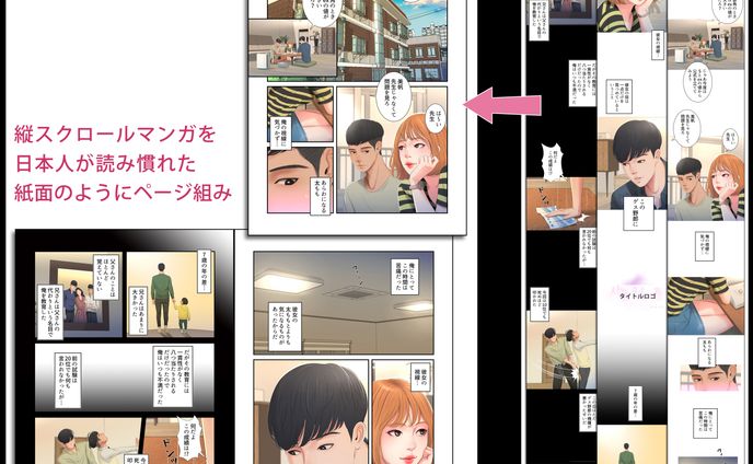 WEBTOON  日本語ローカライズ  版面化