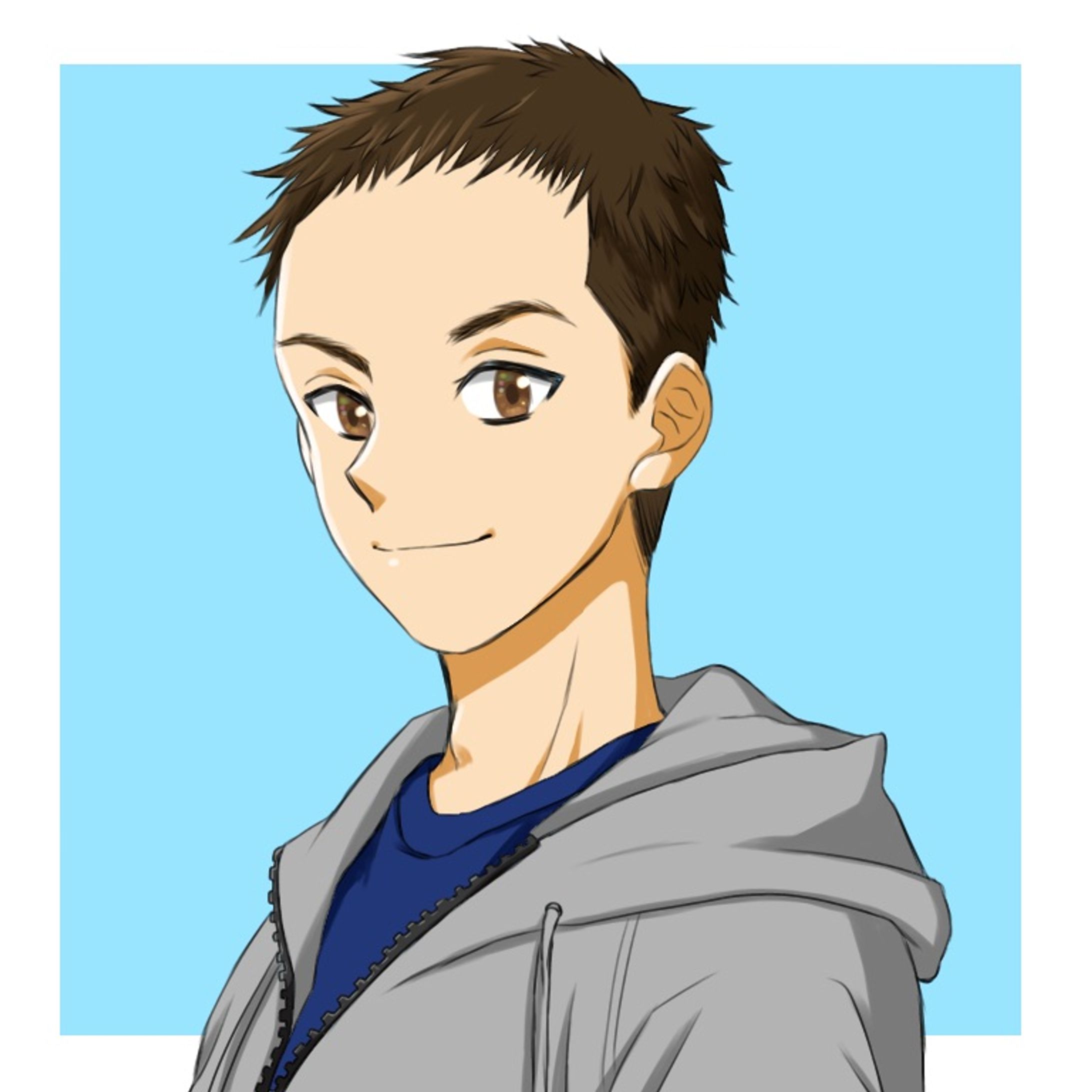 男性アイコン表情サンプル-1