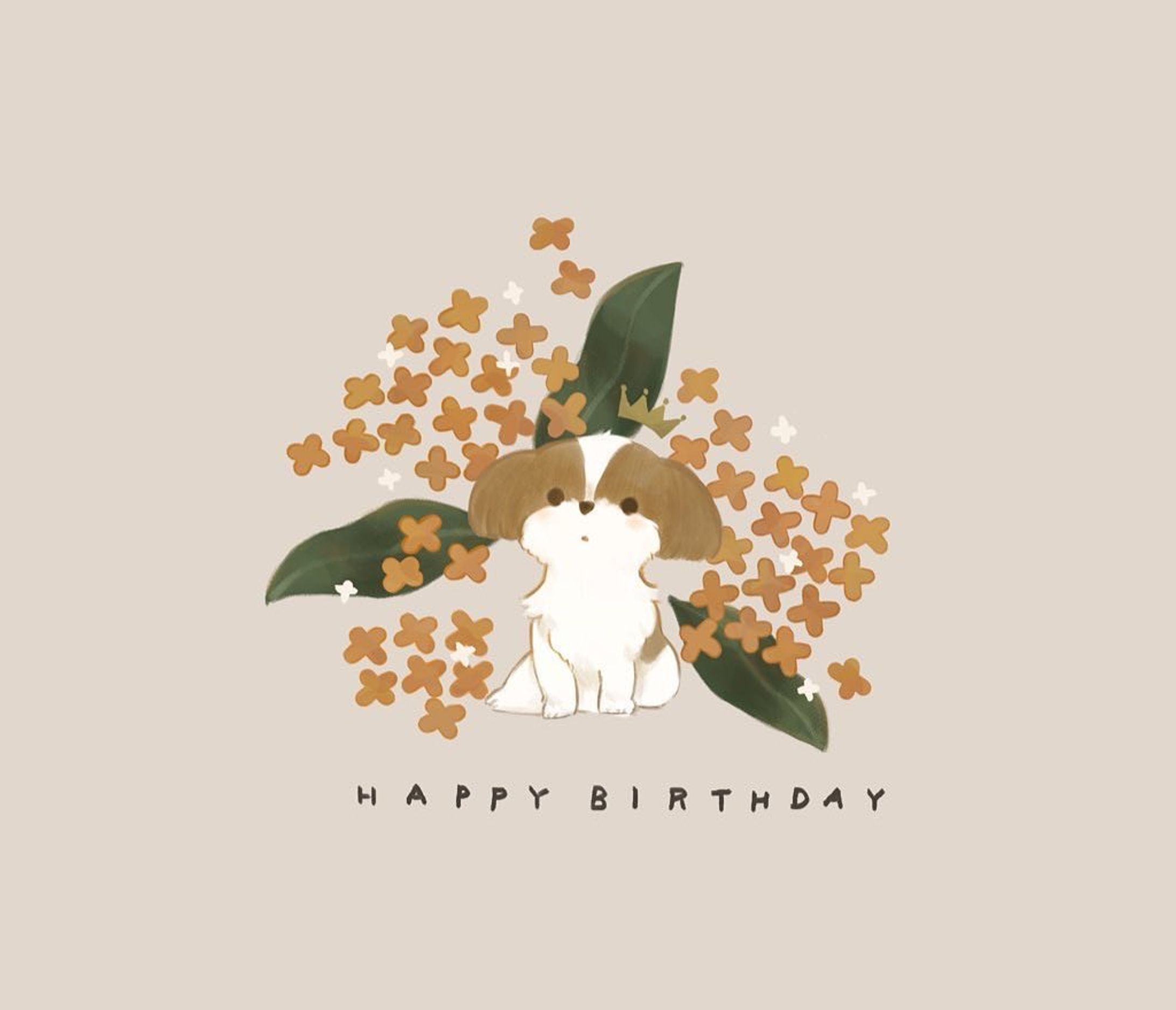 H A P P Y B I R T H D A Y

10/18はココさんの誕生日🎂
17歳になりました！
お誕生日おめでとう

人間だと87歳、すっかりおじいちゃん。
不自由なことも増えてしまったけど、
いつだって立ちあがろうとするココさんは本当にかっこいい！

いつも私たちを笑顔にしてくれてありがとう

ずっとずっと大好き！

#illustration #誕生日 #happybirthday 
#シーズー #誕生花 #キンモクセイ #イラストグラム #かわいい #love-1