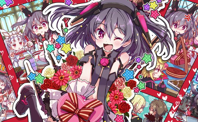 乖離性MA バレンタインイラスト