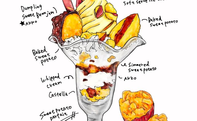 moachu_1231
@annko_0 さんの
可愛い可愛いお家パフェ！

4つ目はお芋のパフェ🍠

熱々のお芋を最後にのせて
熱いのと冷たいので楽しむのもかなり好き😆

次回は４つをまとめた
パフェちゃんを投稿します😏
可愛いんだろうな💗

#料理 #おうちスイーツ #cooking #instasweet #sweet #暮らし #手料理 #foodstagram #homemade #クッキング #ていねいな暮らし #くらし #スイーツ #イラスト #パフェ #parfait #美味しい #お絵かき #delicious #illustrator #お芋パフェ #お芋 #お芋スイーツ #sweetpotato