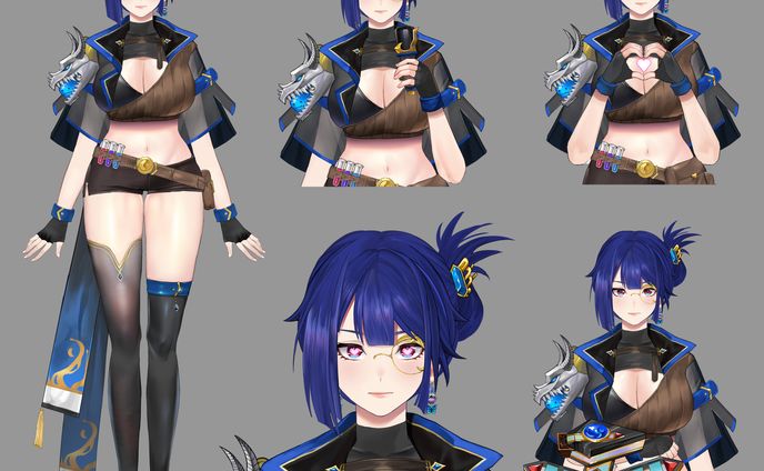 illust、vtuber活動経歴