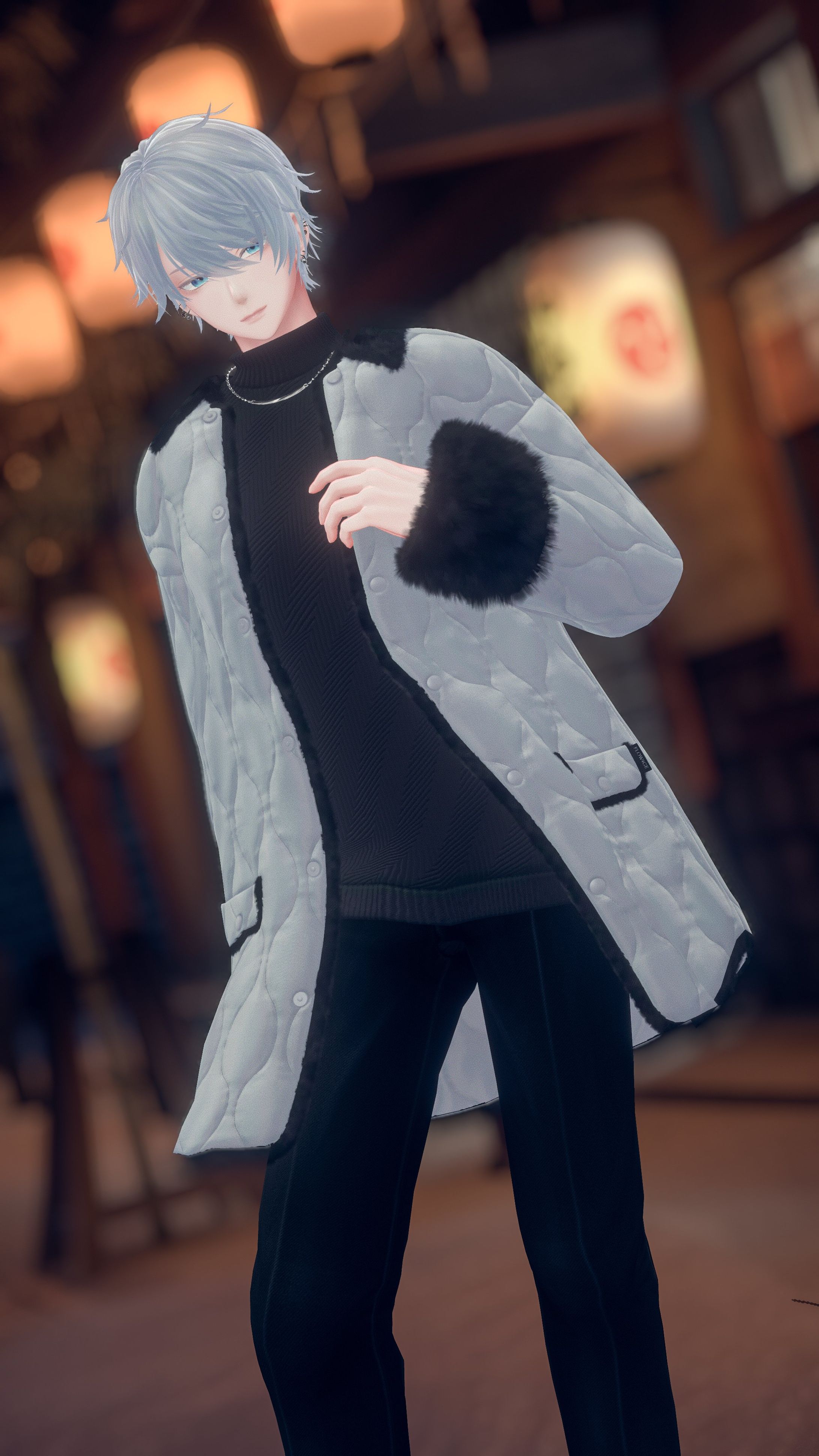 【モデル・PR】Quilting Coat-1