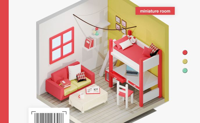 miniature room🍒