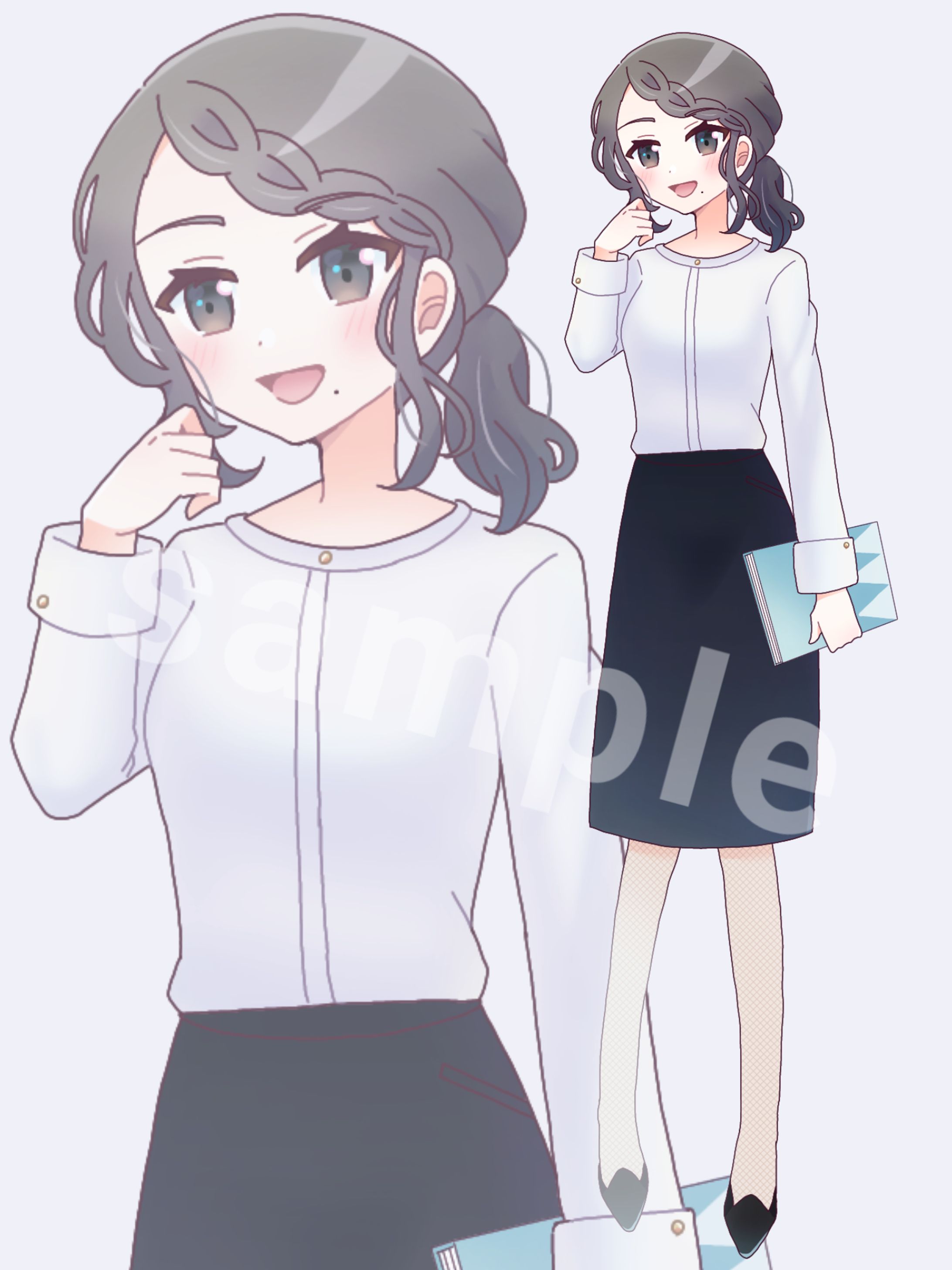 依頼絵:TRPG用の立ち絵②-1