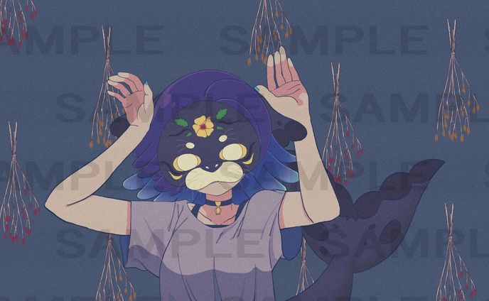 フォニイ Phony - Kafu (English Cover)歌ってみたMVイラスト