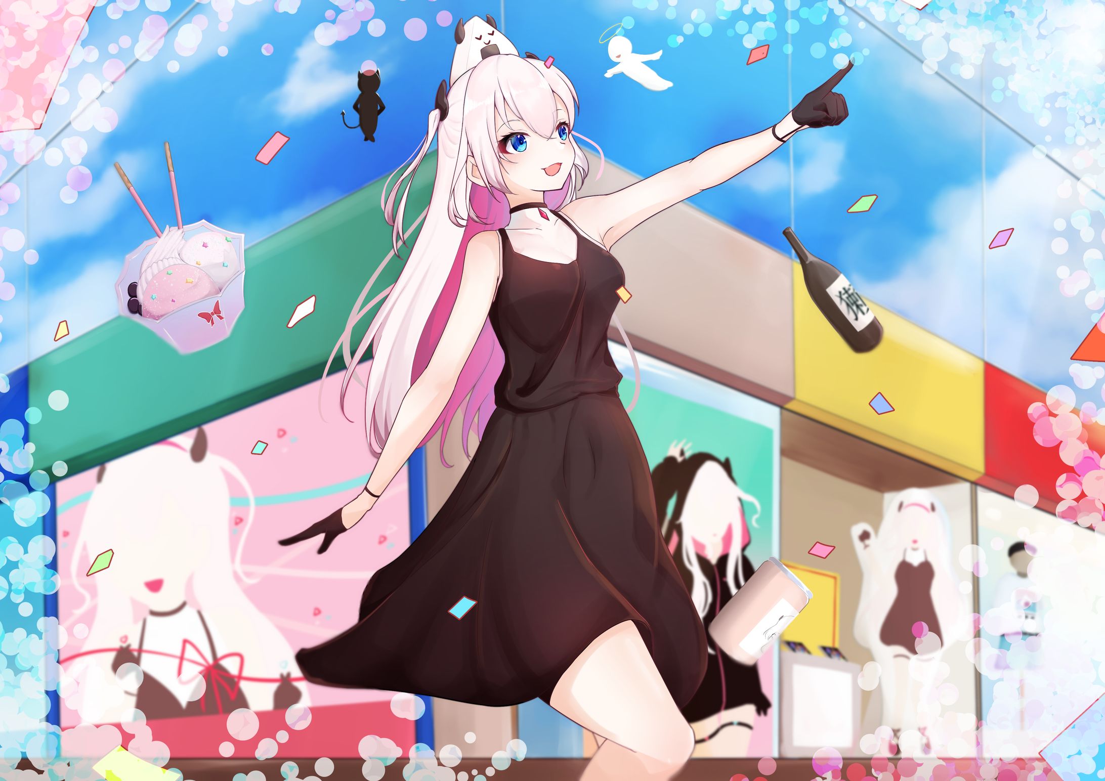 【個人依頼制作】結目ユイ様3周年お祝いイラスト-1