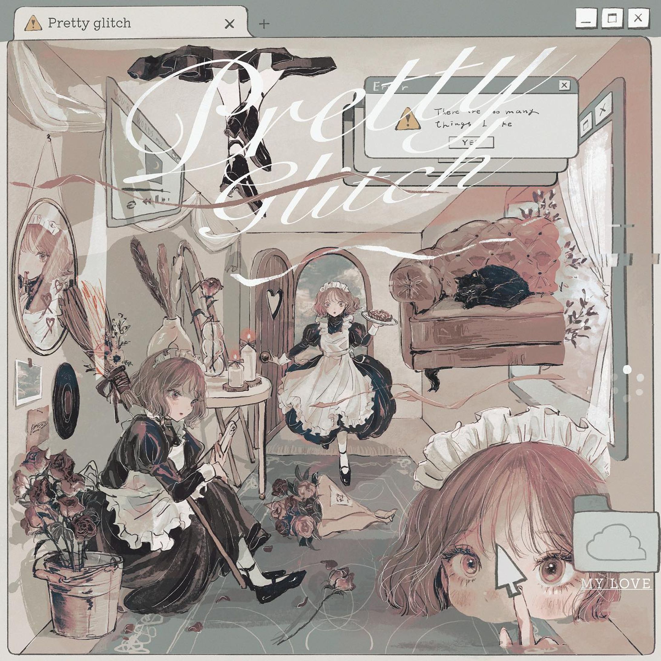 【展示】「四角いポスター展」出品イラスト-1